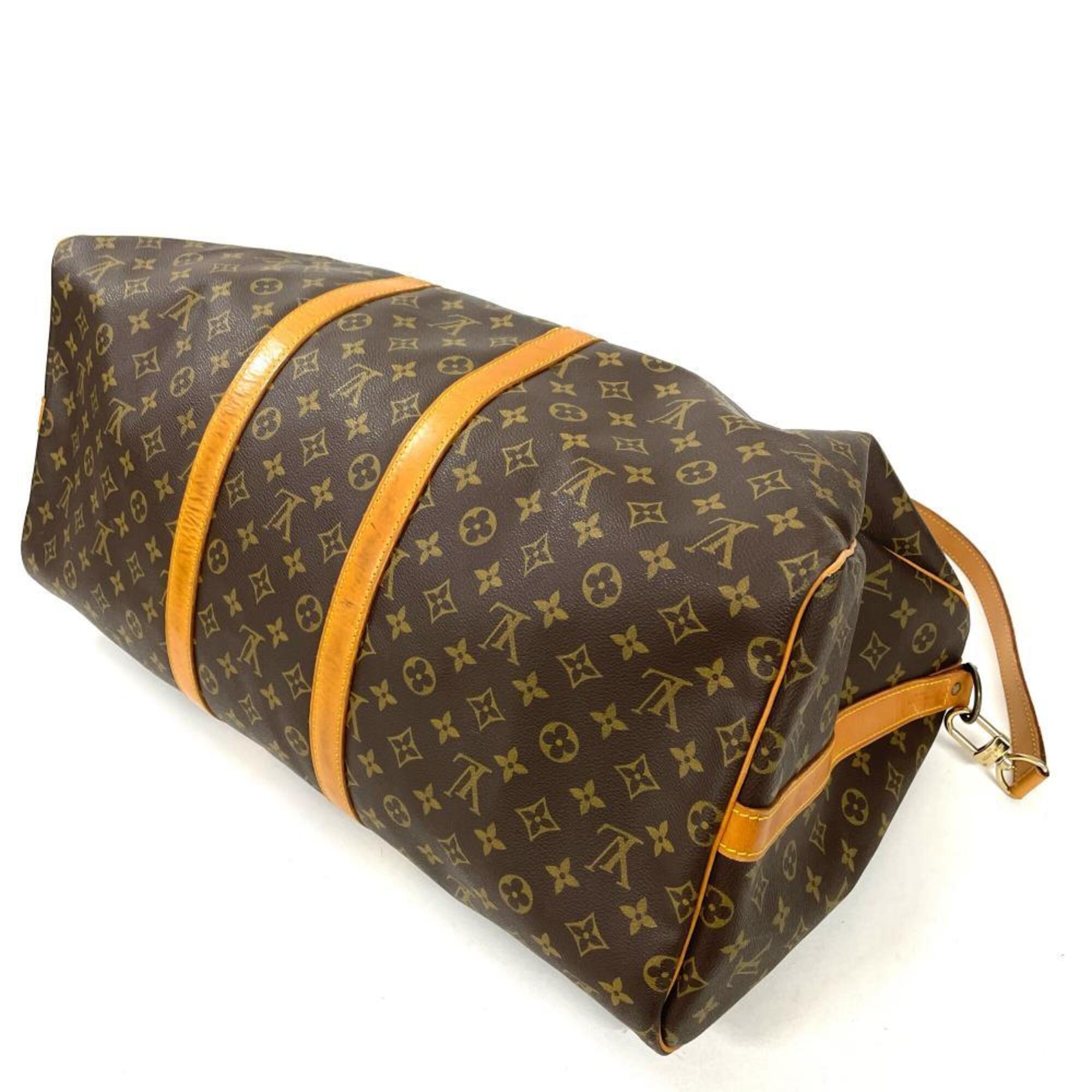 Louis Vuitton Brown Monogram Canvas Boston Bag (Pre-Owned)