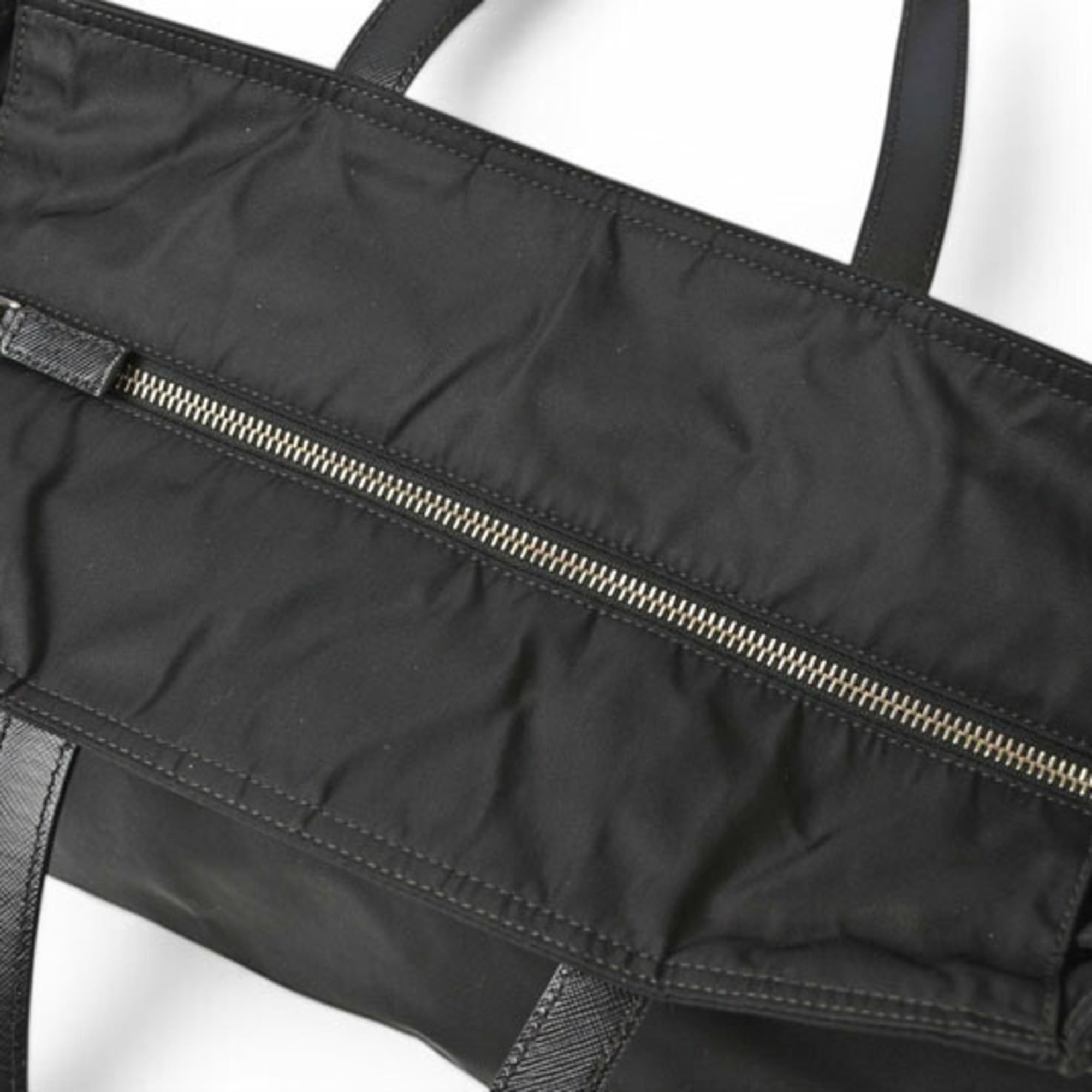 Prada Black Nero Nylon Tote Bag (Pre-Owned)