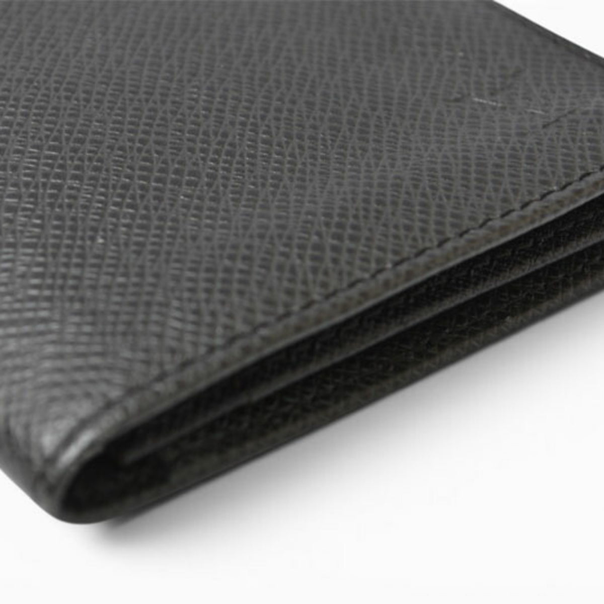 Louis Vuitton Taiga Ardoise Leather Long Wallet (Bi-Fold) (Pre-Owned)