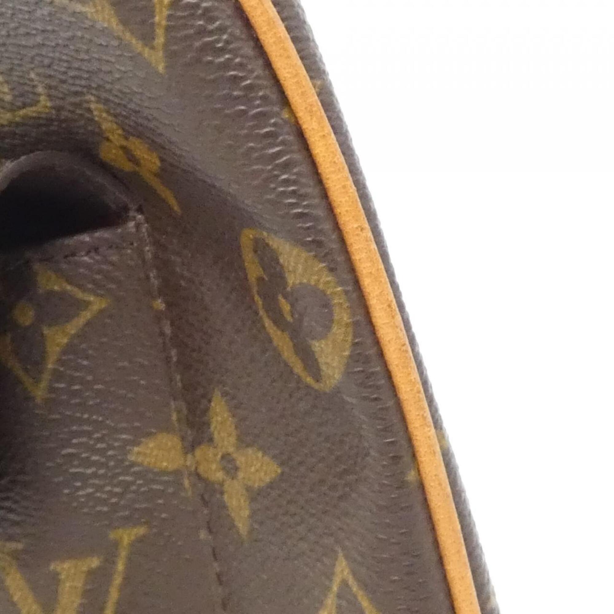 Louis Vuitton Marron Coated Canvas Handbag (Pre-Owned)