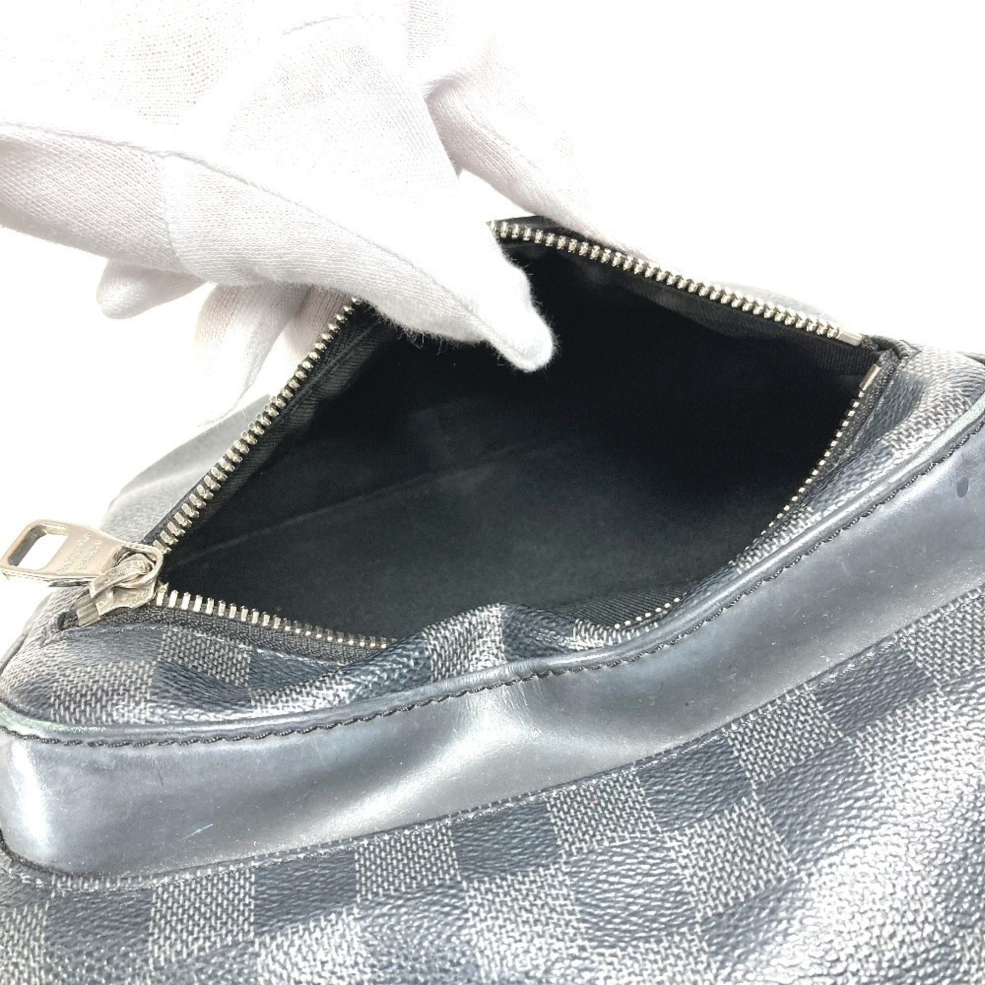 Louis Vuitton Black Damier Graphite Backpack (Pre-Owned)