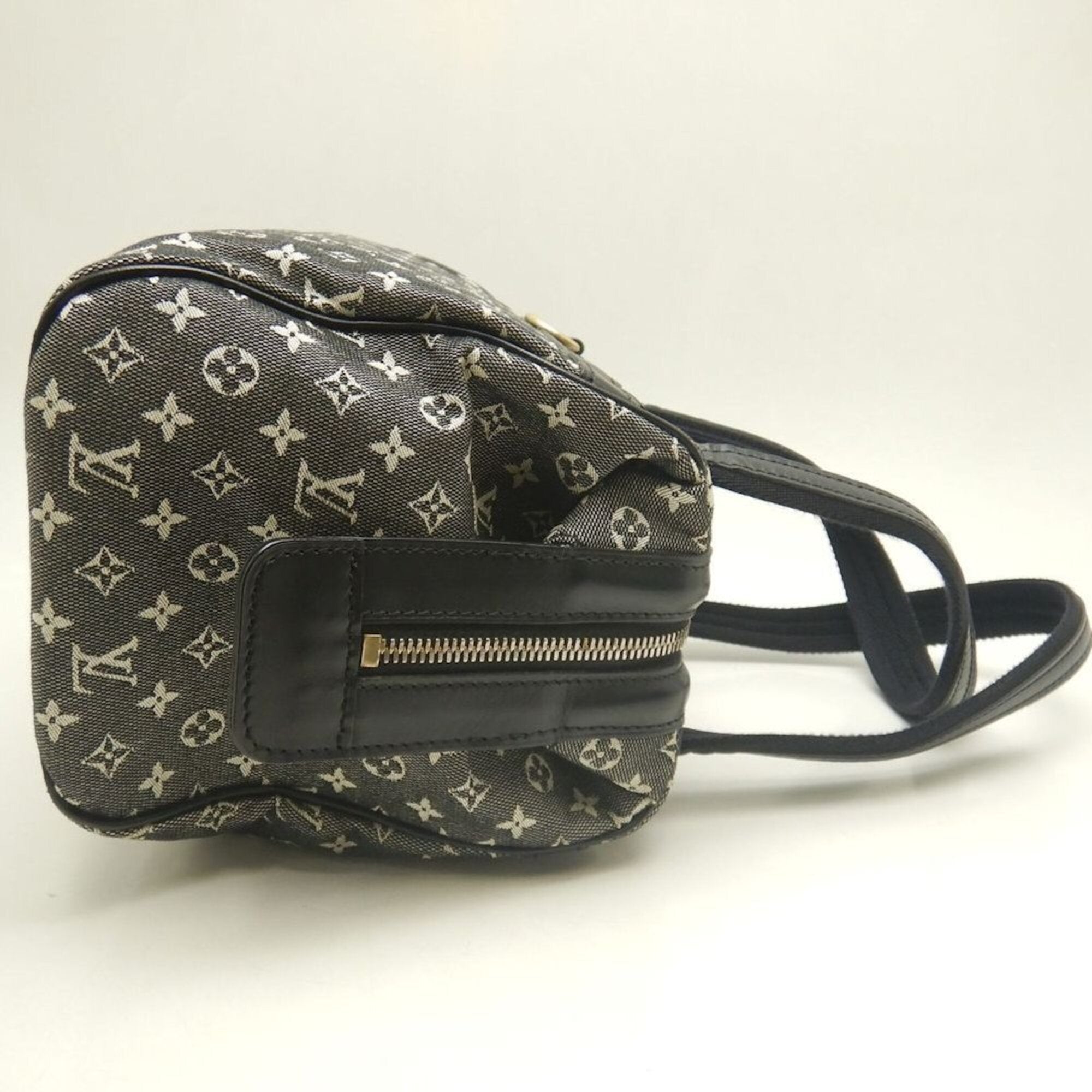 Louis Vuitton Monogram Mini Noir Canvas Handbag (Pre-Owned)