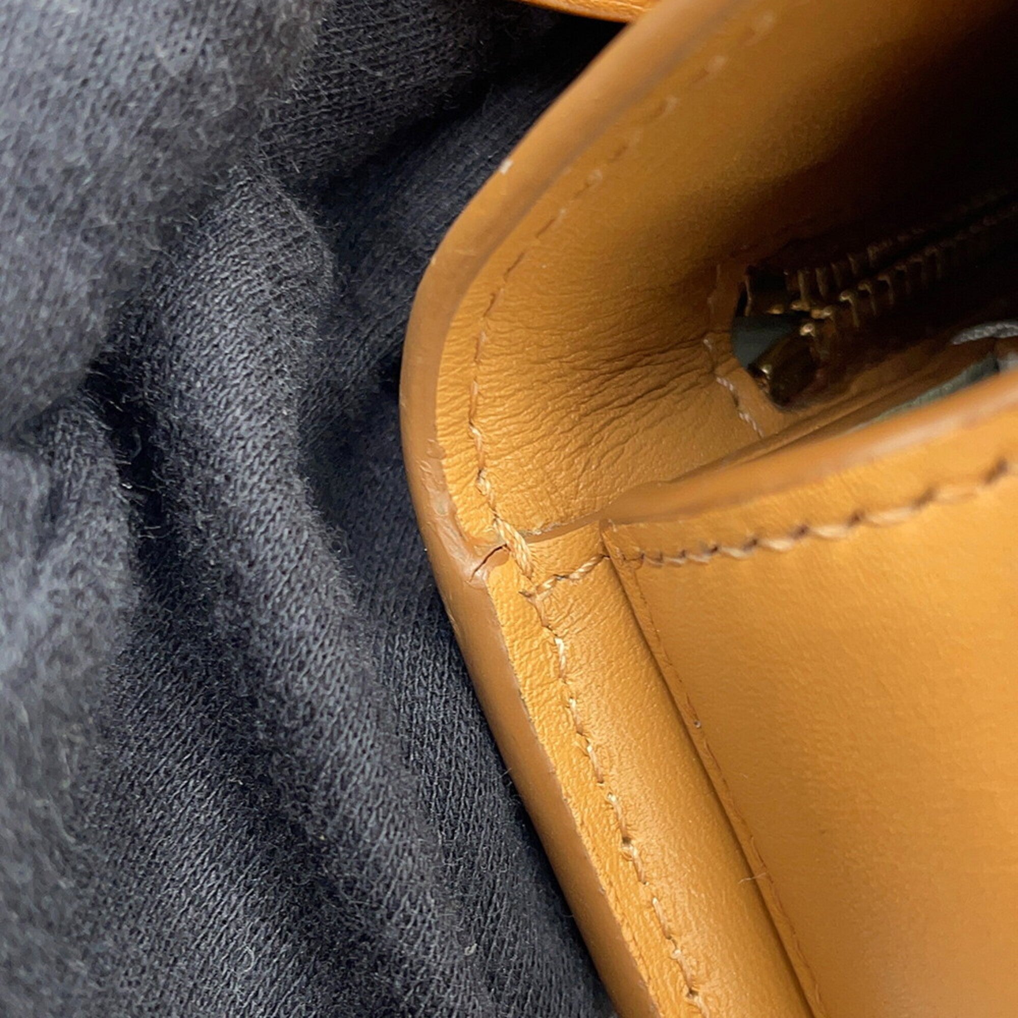 Loewe Brown Leather Handbag Shoulder Bag (Pre-Owned)