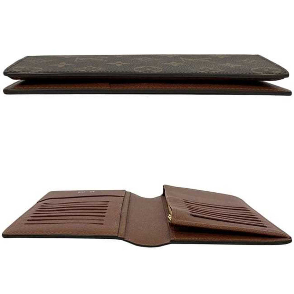 Louis Vuitton Monogram Brown Monogram Long Wallet (Bi-Fold) (Pre-Owned)