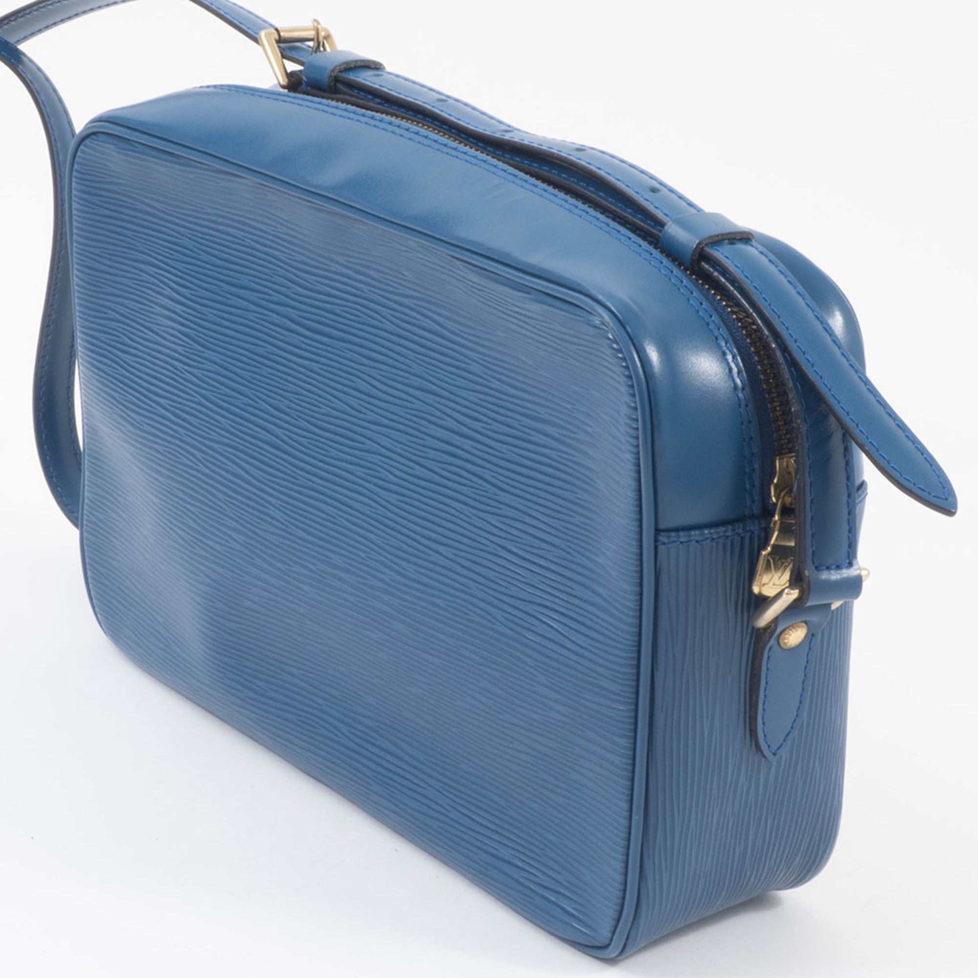 Louis Vuitton Epi Blue Toledo Blue Epi Leather Shoulder Bag (Pre-Owned)