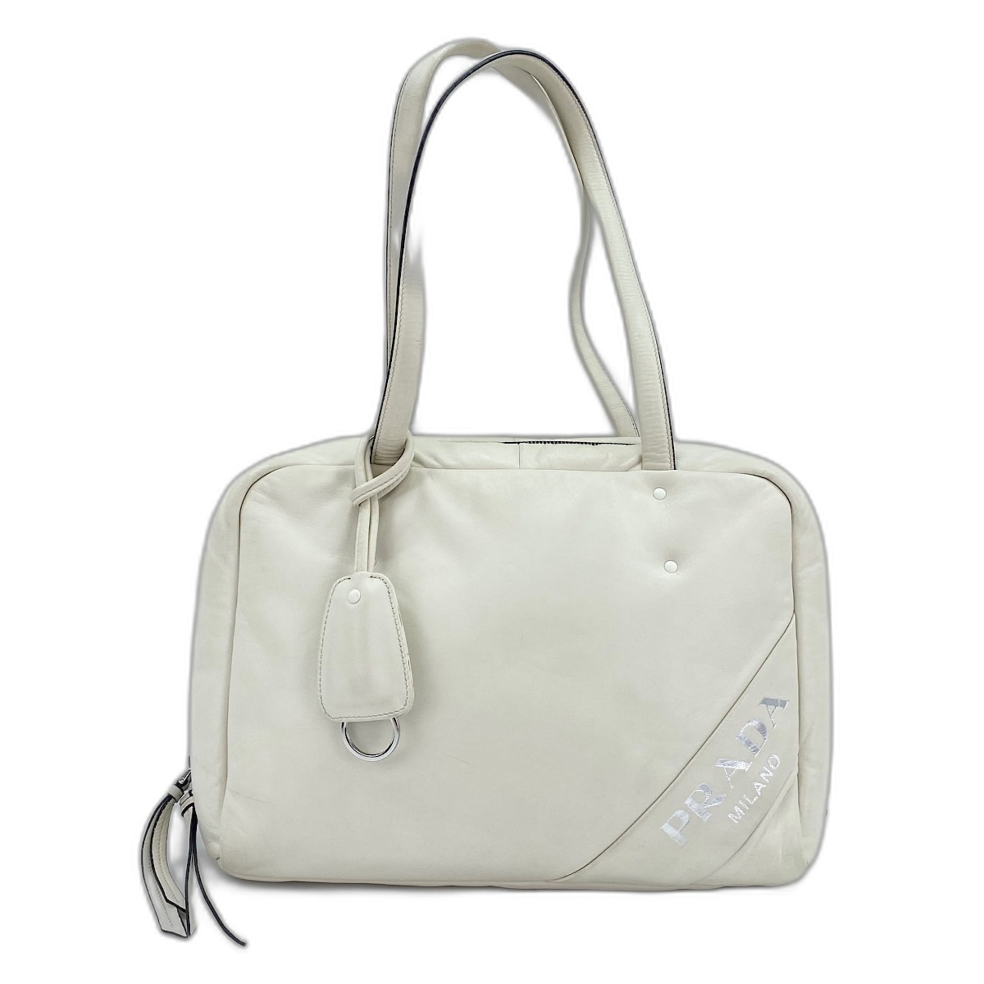Prada White Shoulder Bag (Pre-Owned)