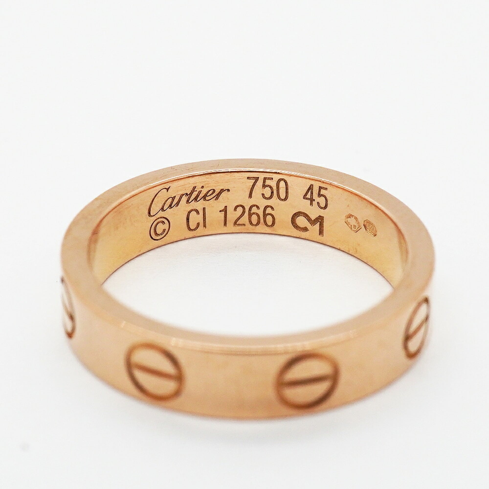 Cartier Pink Gold (18K) Band Ring (Pre-Owned)