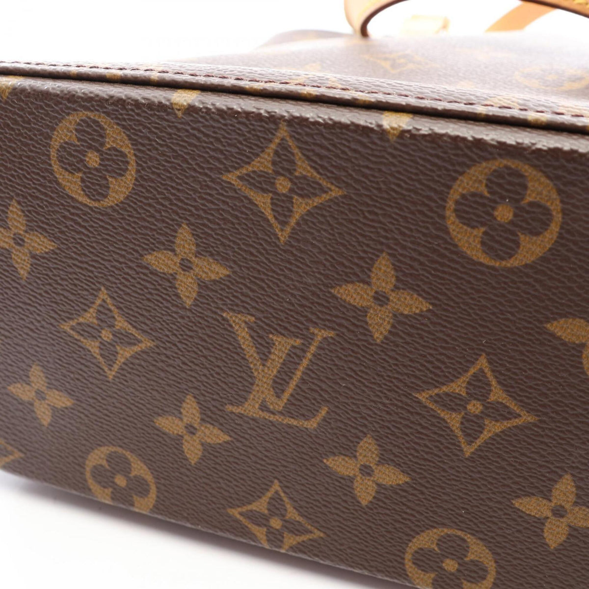Louis Vuitton Brown Monogram Coated Canvas Handbag Tote Bag (Pre-Owned)