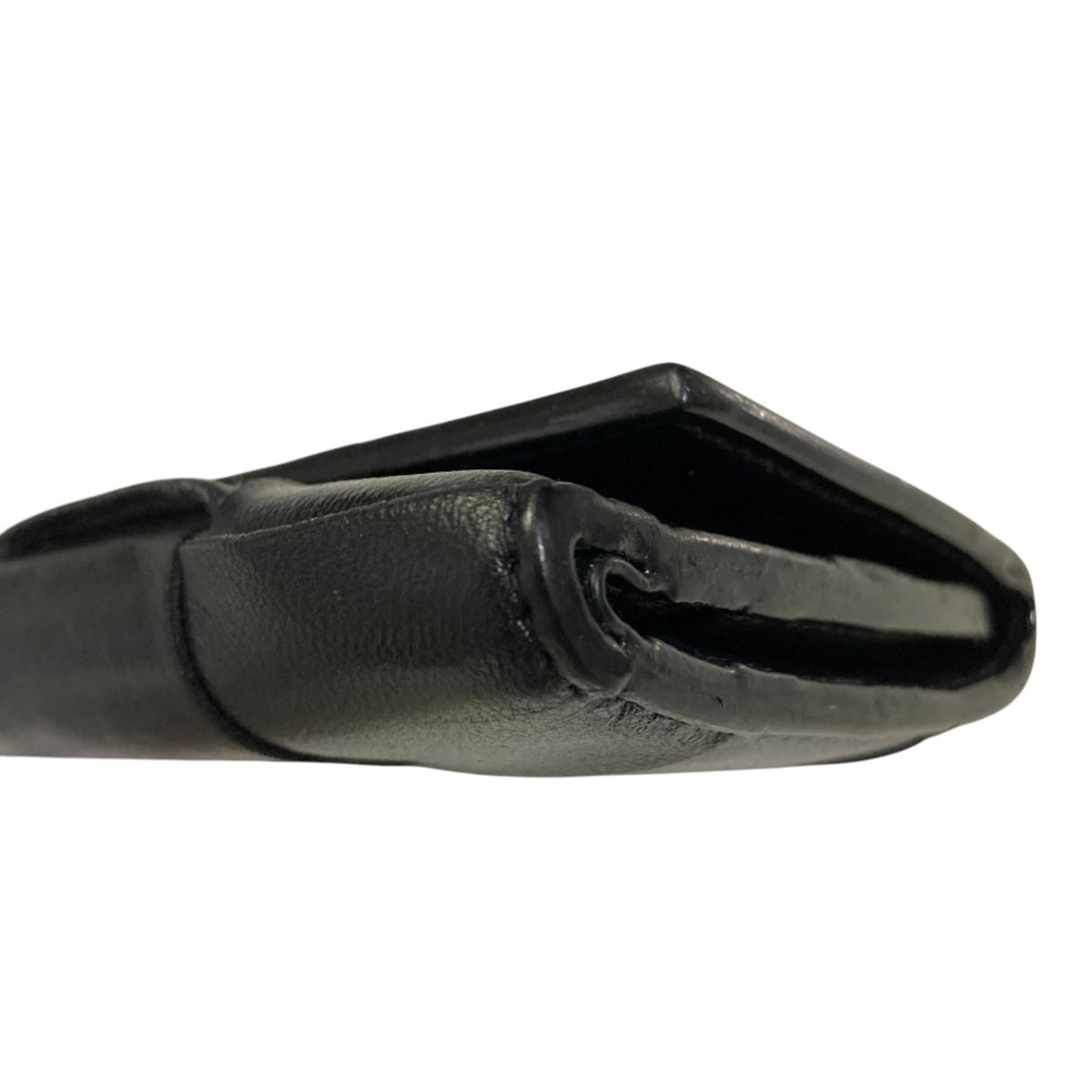 Bottega Veneta Intrecciato Black Wallet (Tri-Fold) (Pre-Owned)