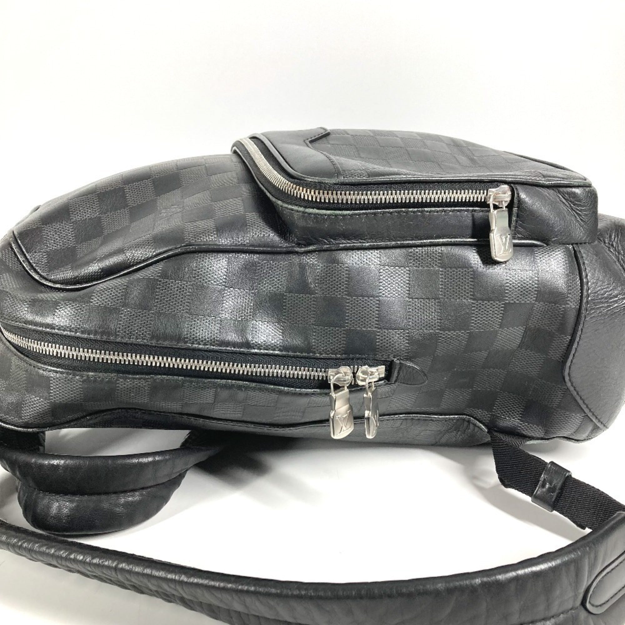 Louis Vuitton Black Damier Infini Leather Backpack (Pre-Owned)