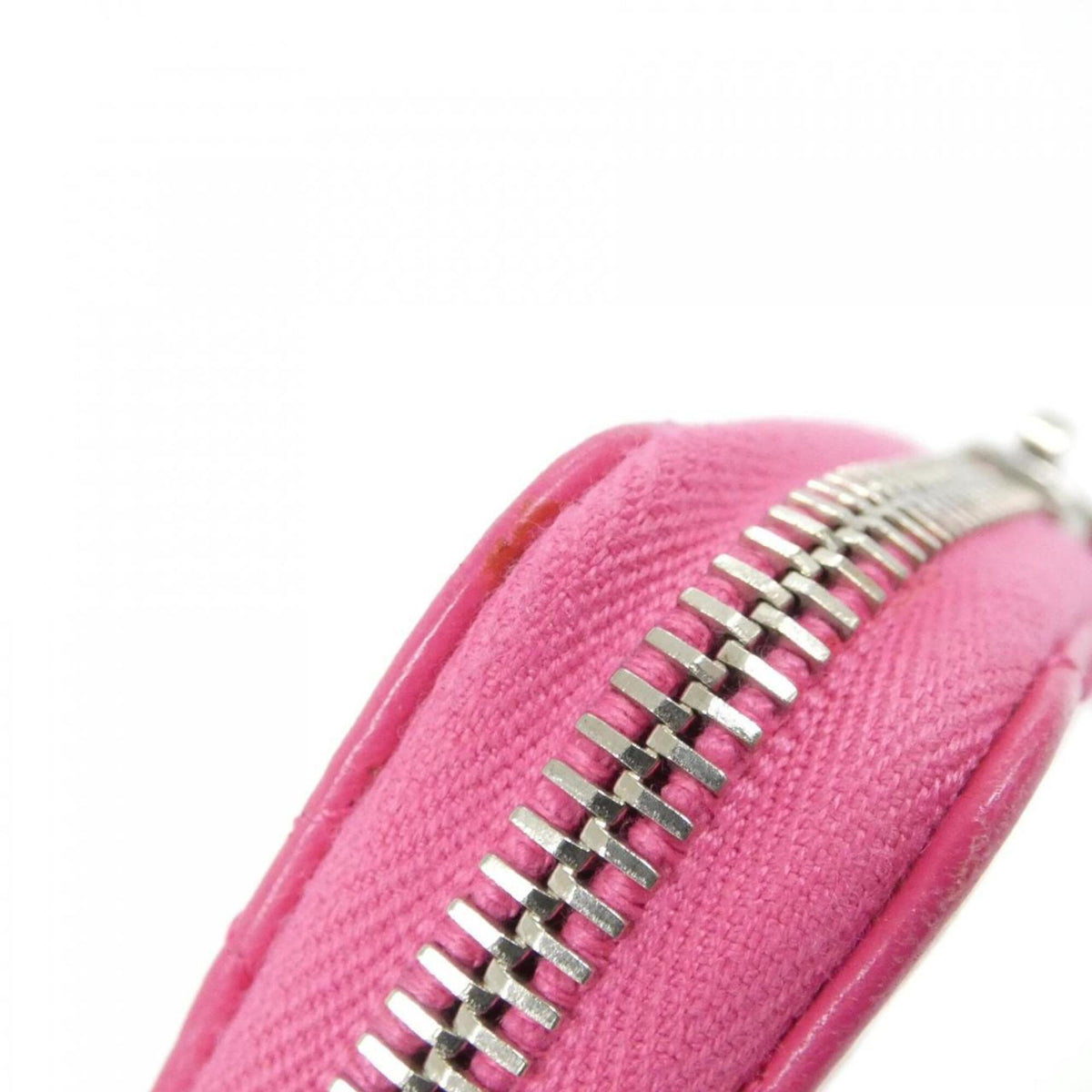 Chanel Pink Leather Coin Purse/Coin Case (Pre-Owned)