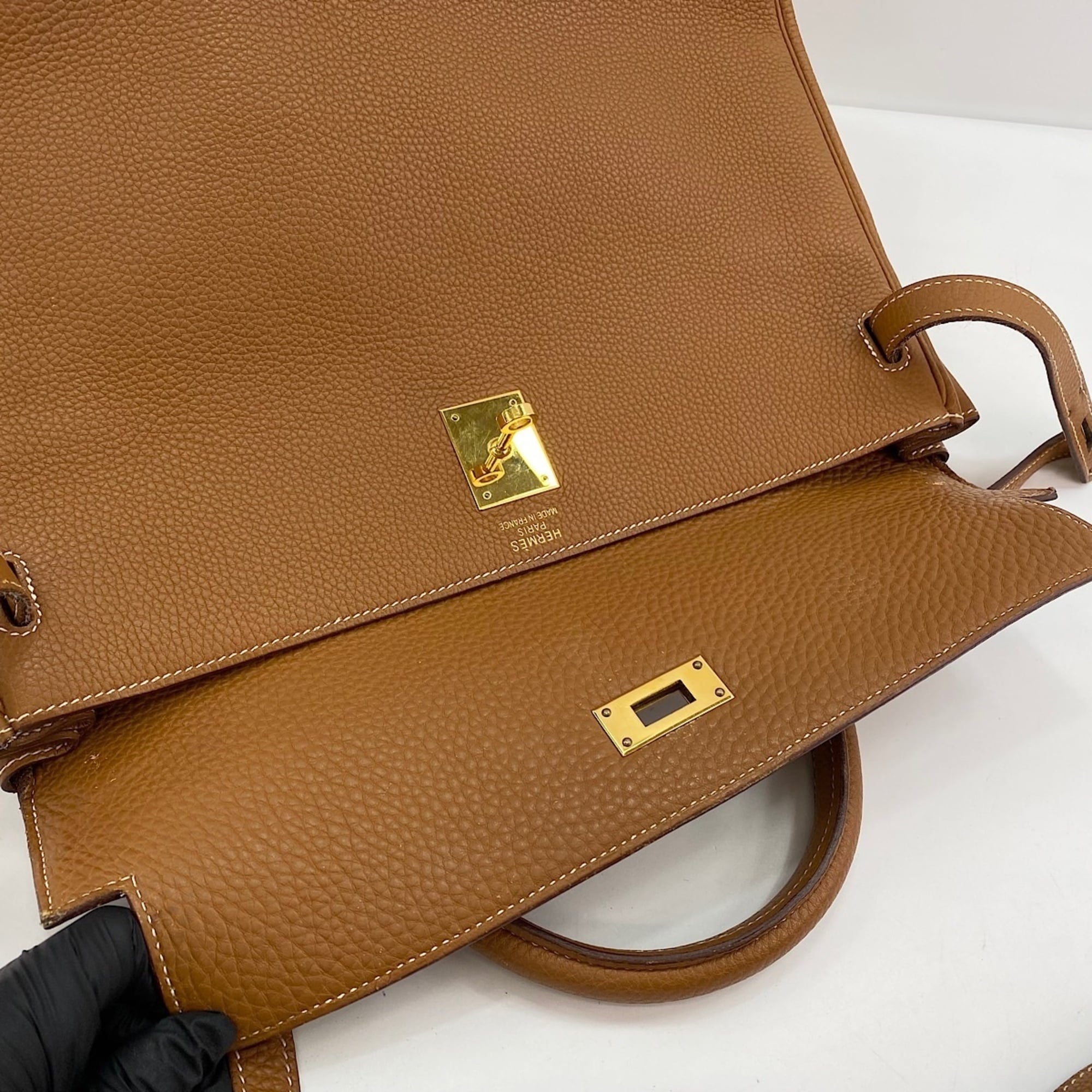 Hermes Beige Handbag (Pre-Owned)