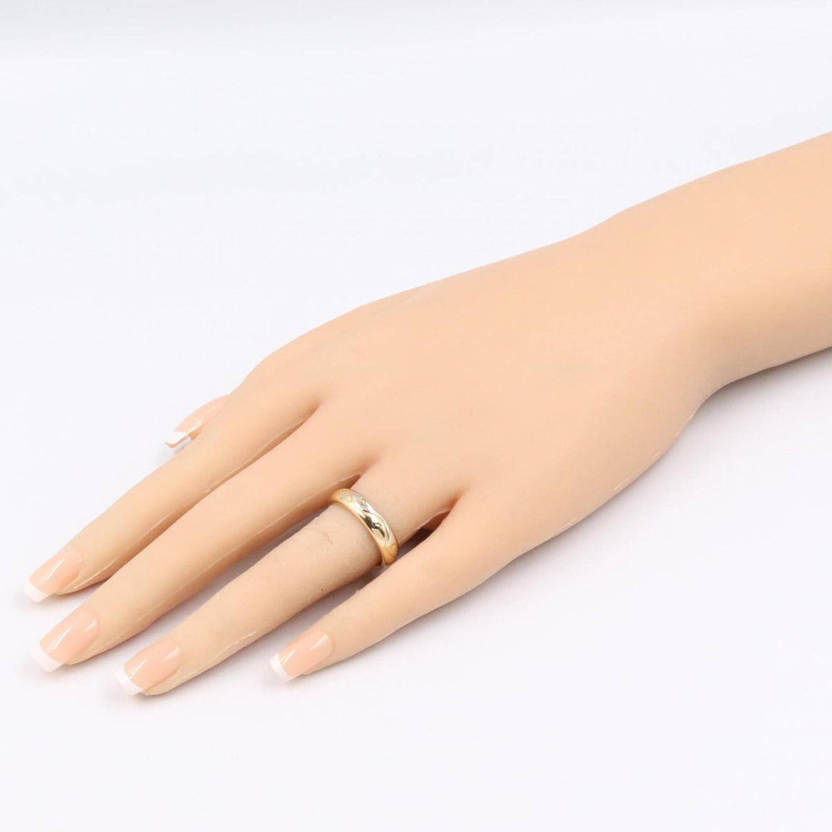 Bvlgari Gold Silver Yellow Gold (18K) White Gold (18K) Band Ring (Pre-Owned)
