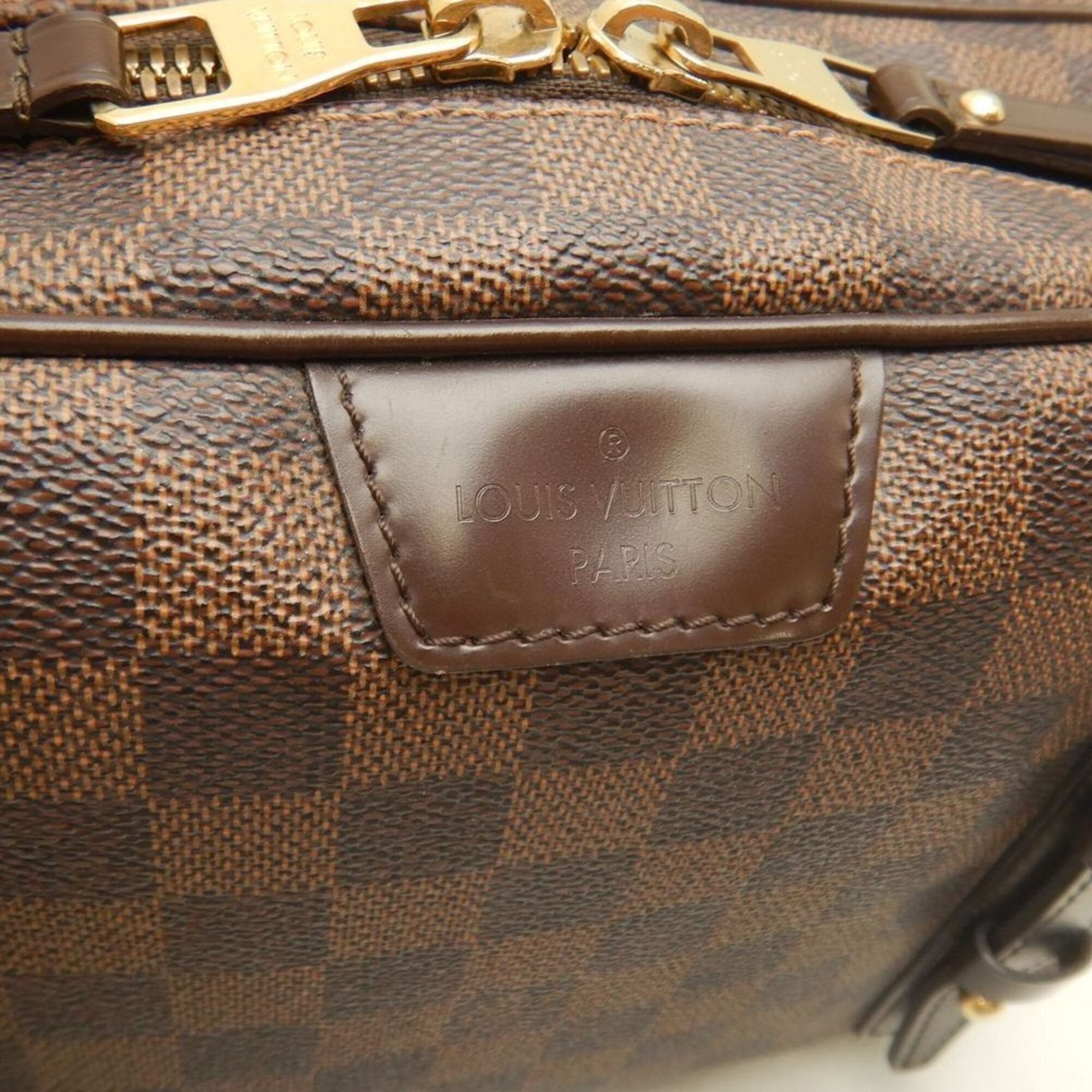 Louis Vuitton Damier Canvas Ebene Damier Canvas Shoulder Bag (Pre-Owned)