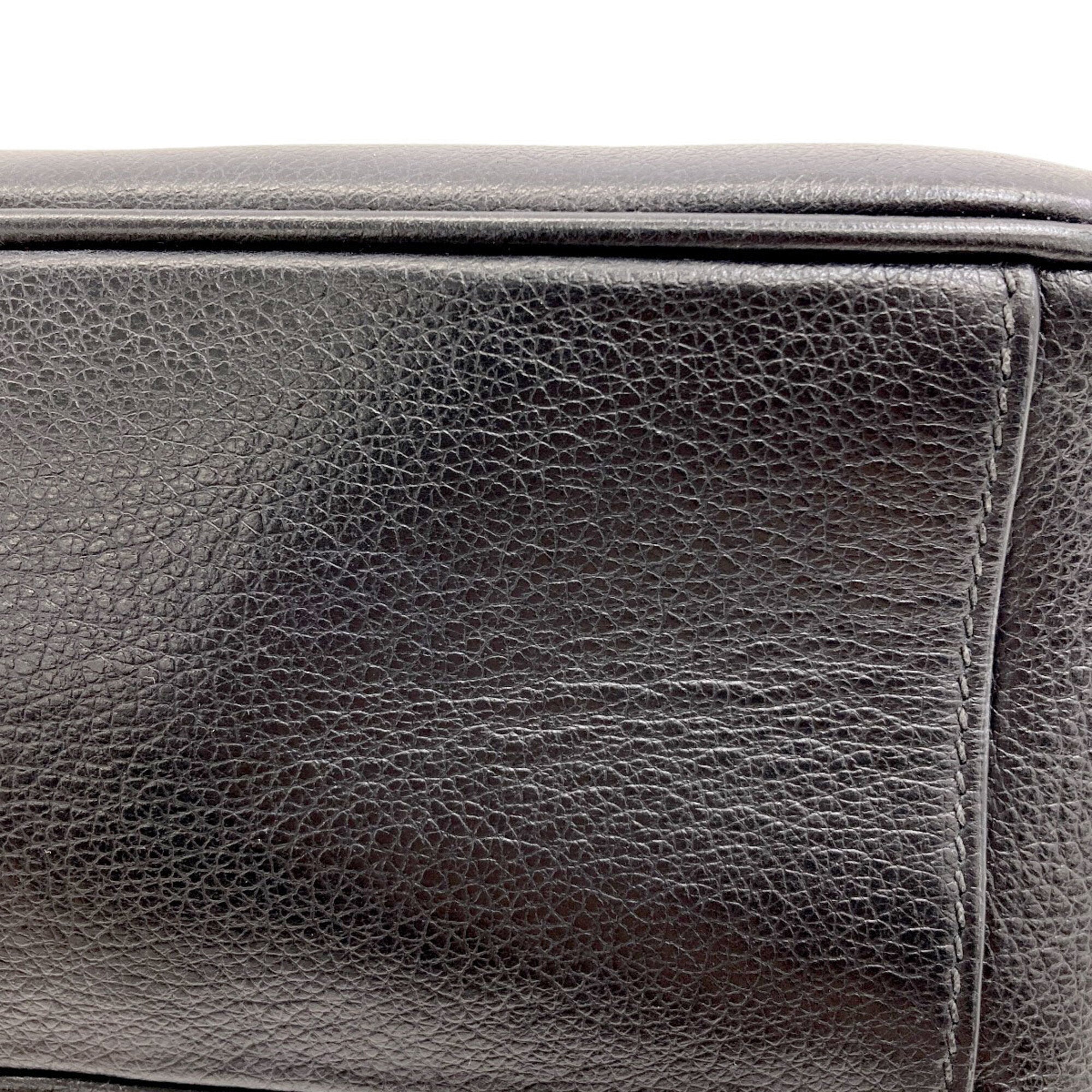 Prada Black Leather Shoulder Bag (Pre-Owned)