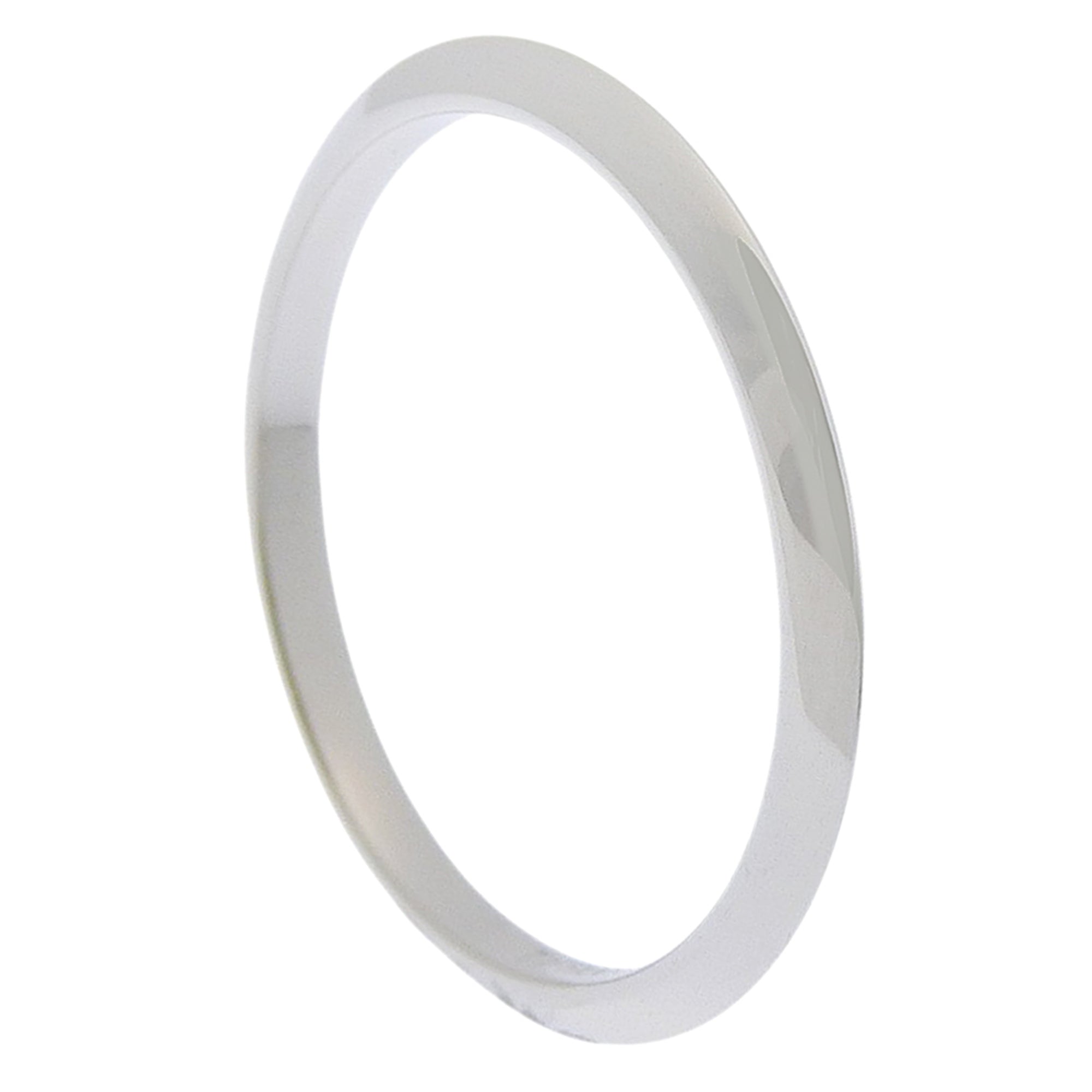 Tiffany Platinum Platinum 950 Band Ring (Pre-Owned)