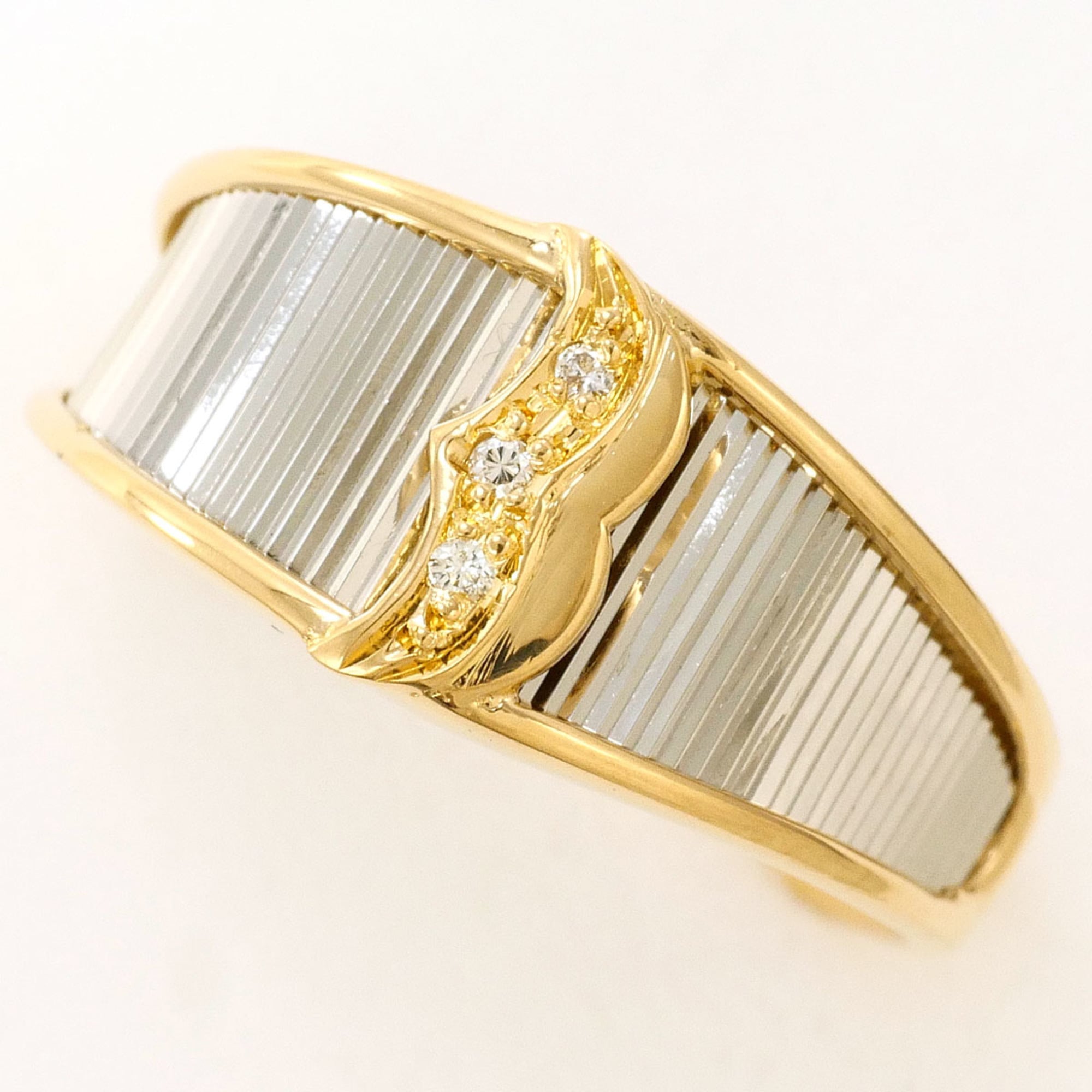 Unbranded Platinum Yellow Gold Yellow Gold (18K) Platinum 900 Band Ring (Pre-Owned)