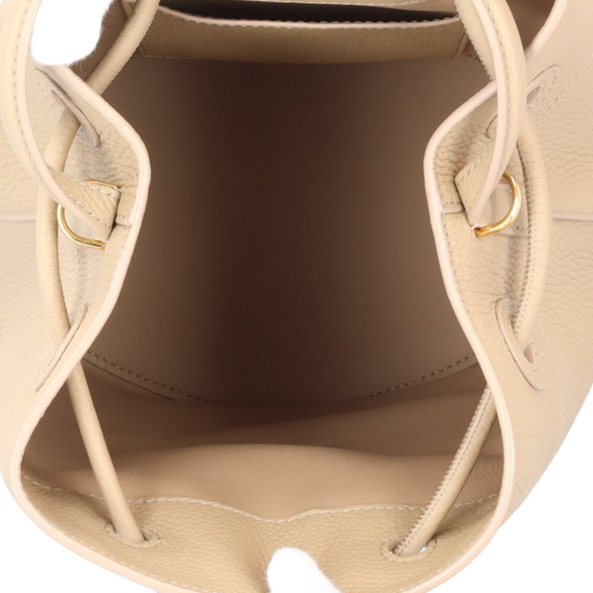 Burberry Beige Leather Shoulder Bag (Pre-Owned)