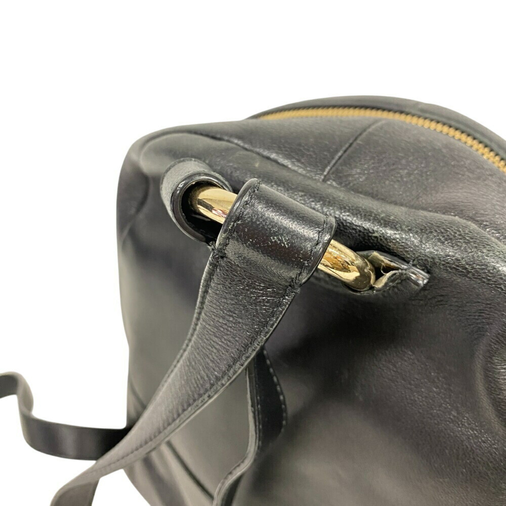 Jimmy Choo Black Leather Backpack (Pre-Owned)
