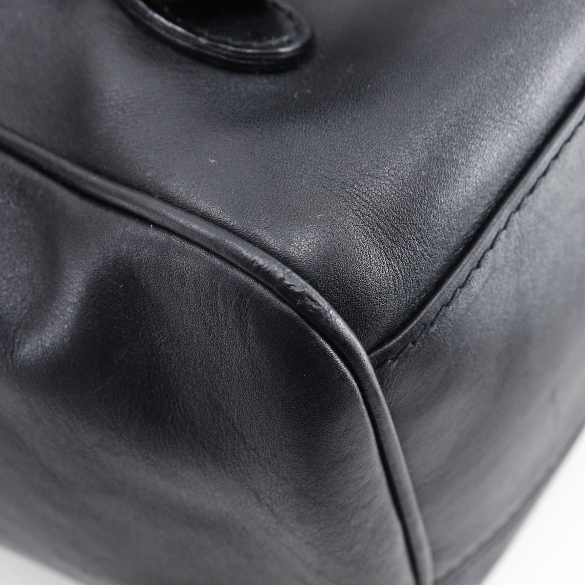 Gucci Black Leather Backpack (Pre-Owned)