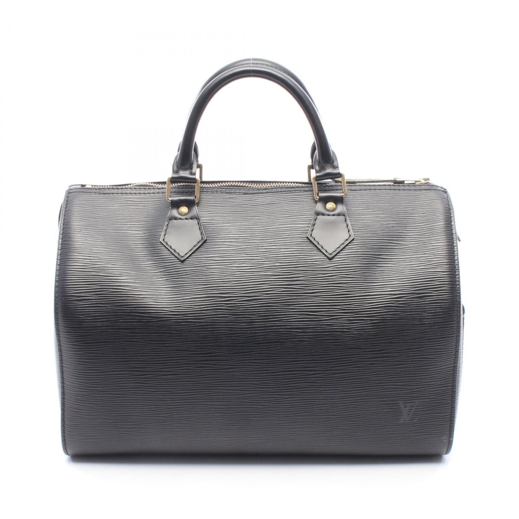 Louis Vuitton Black Noir Epi Leather Handbag (Pre-Owned)