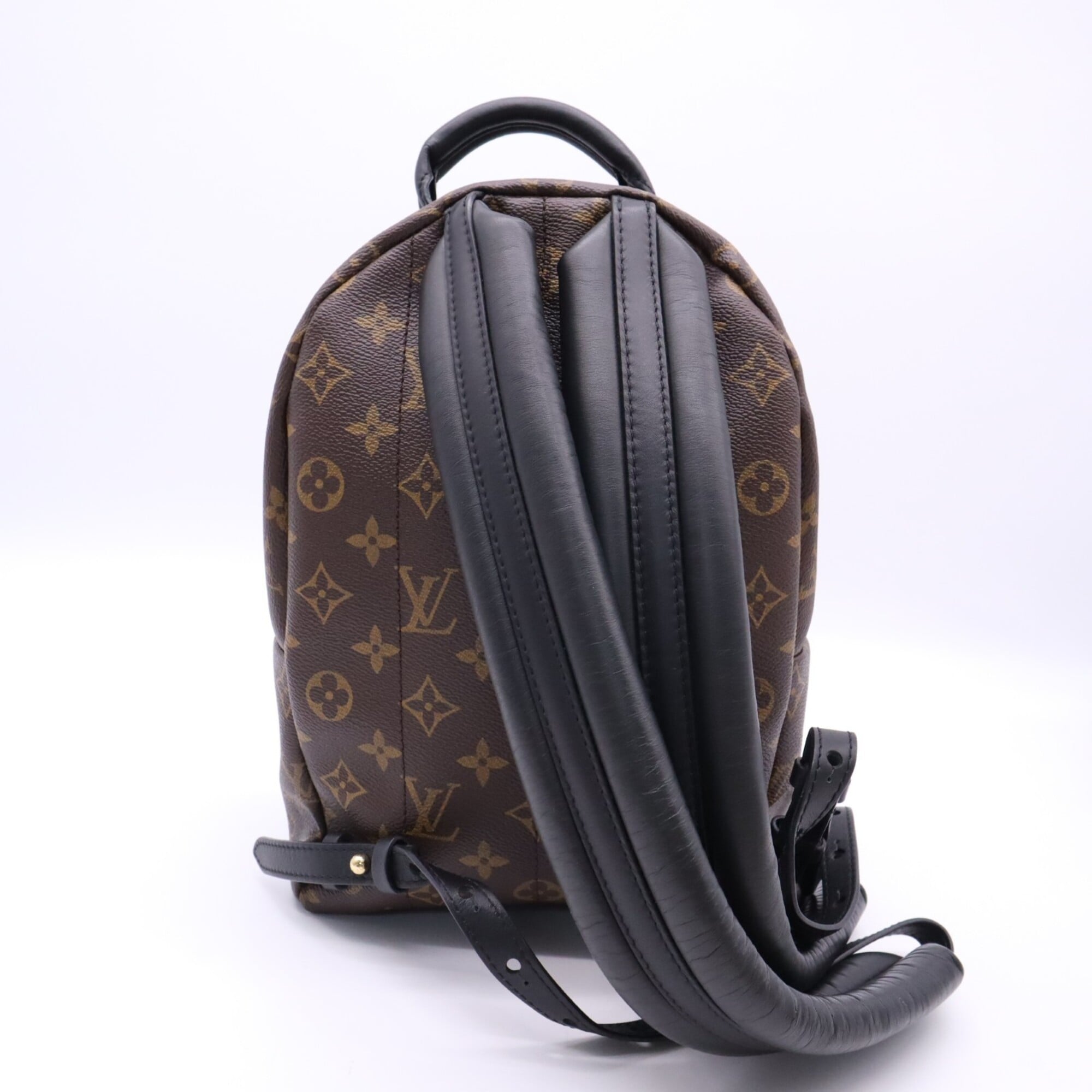 Louis Vuitton Monogram Beige Black Brown Coated Canvas Backpack (Pre-Owned)