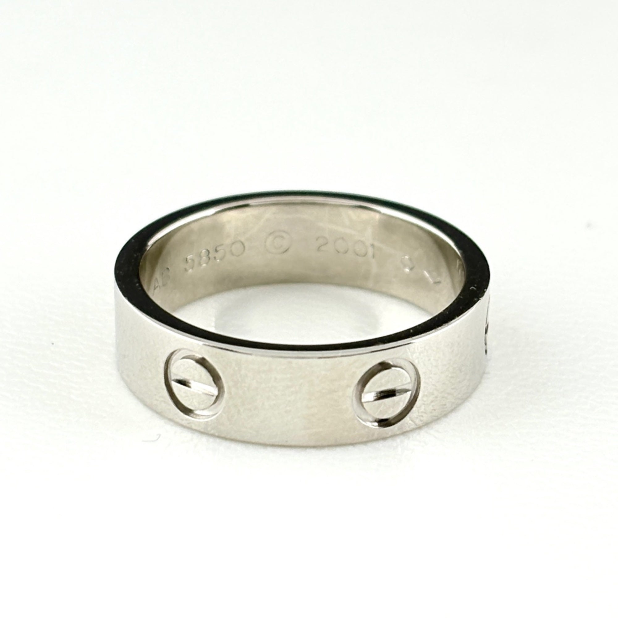 Cartier Platinum 950 Band Ring (Pre-Owned)
