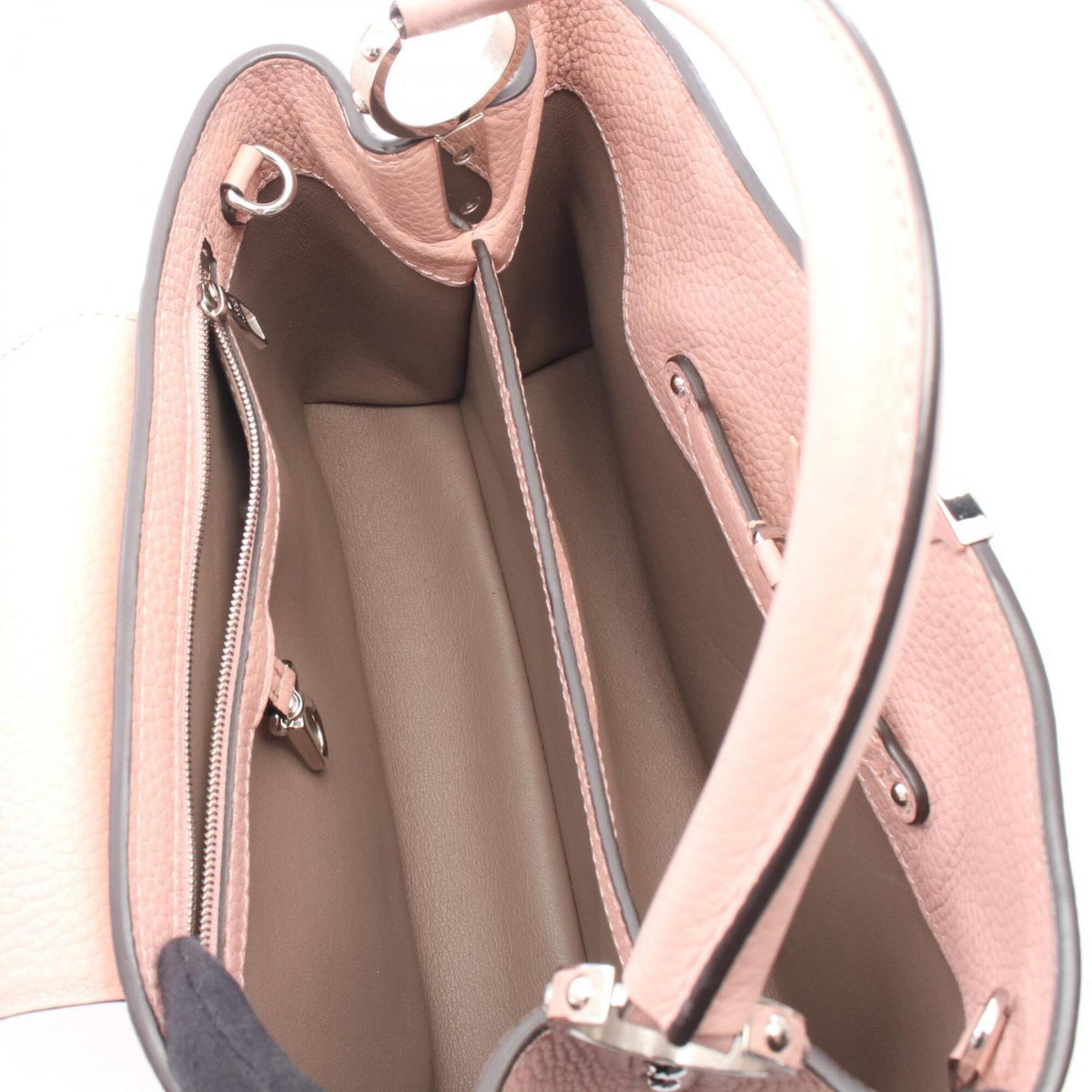 Louis Vuitton Pink Leather Handbag (Pre-Owned)