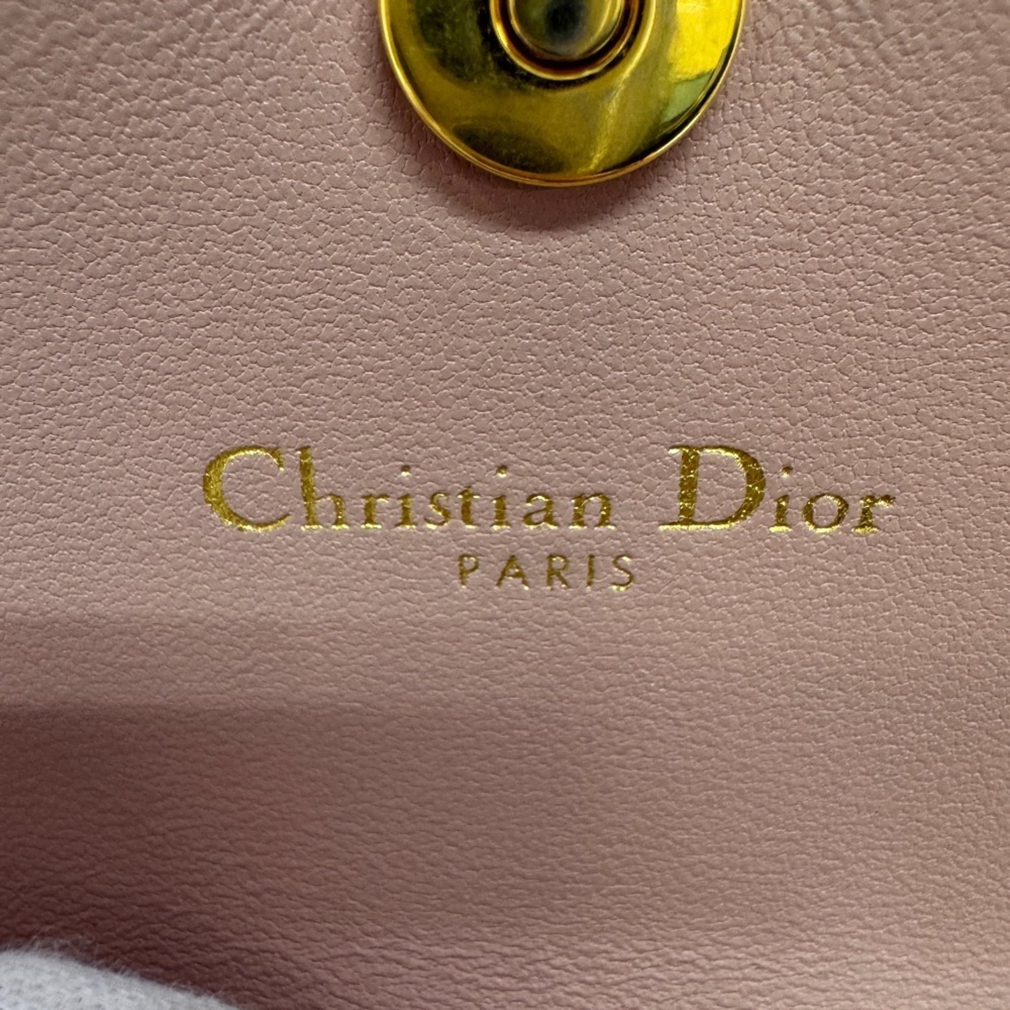 Christian Dior Pink Leather Wallet (Bi-Fold) (Pre-Owned)