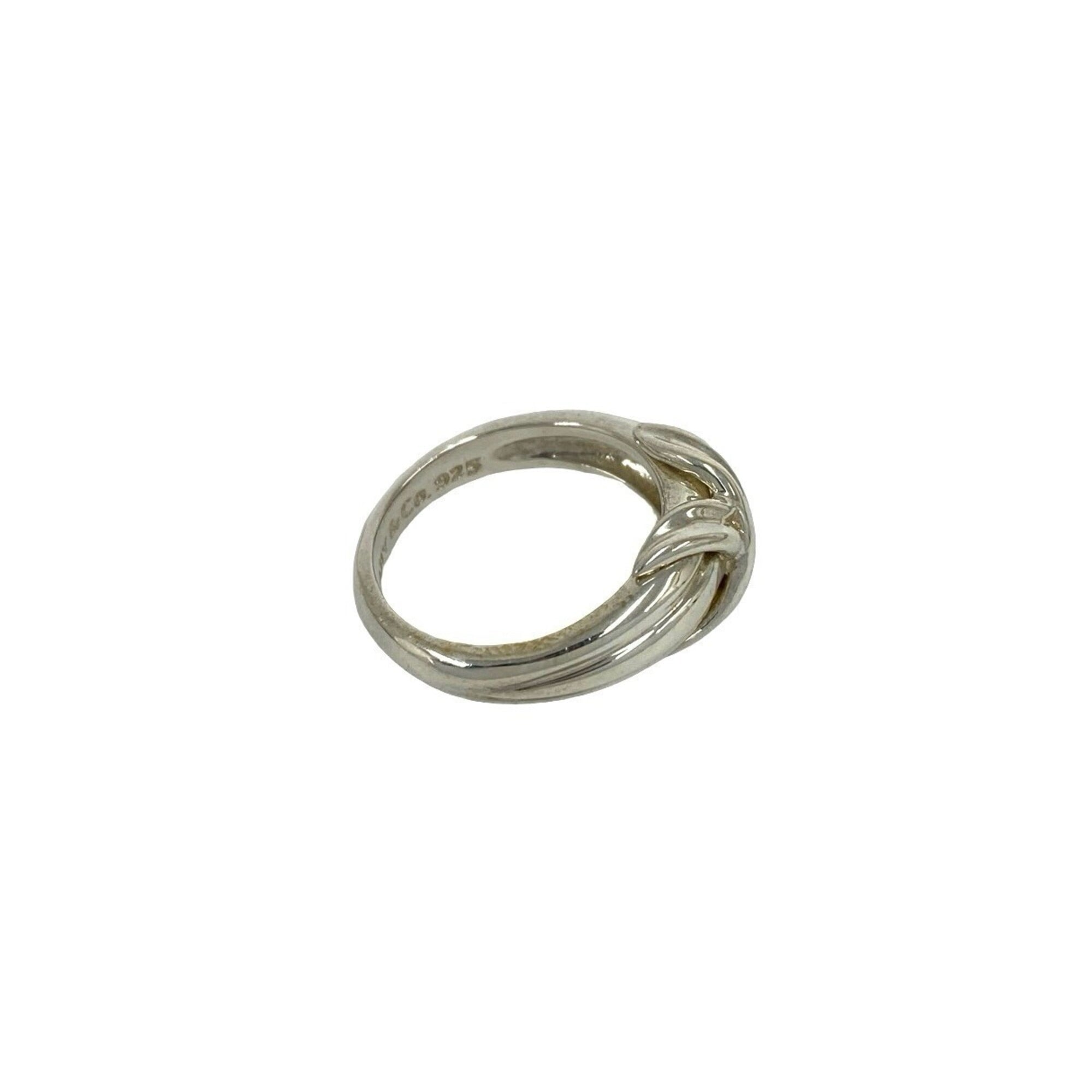 Tiffany Silver Silver 925 Band Ring (Pre-Owned)