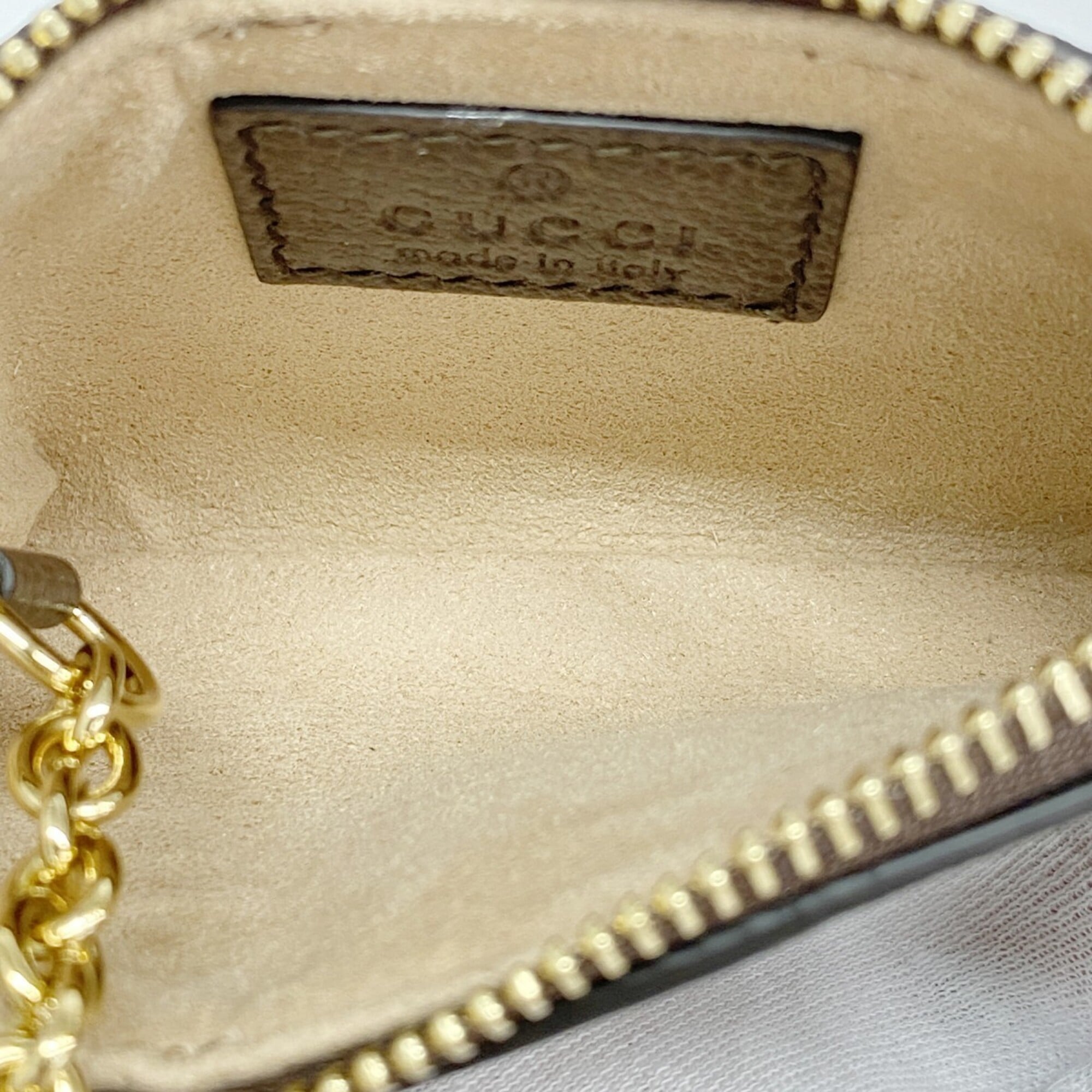 Gucci Brown Pvc Coin Purse/Coin Case (Pre-Owned)