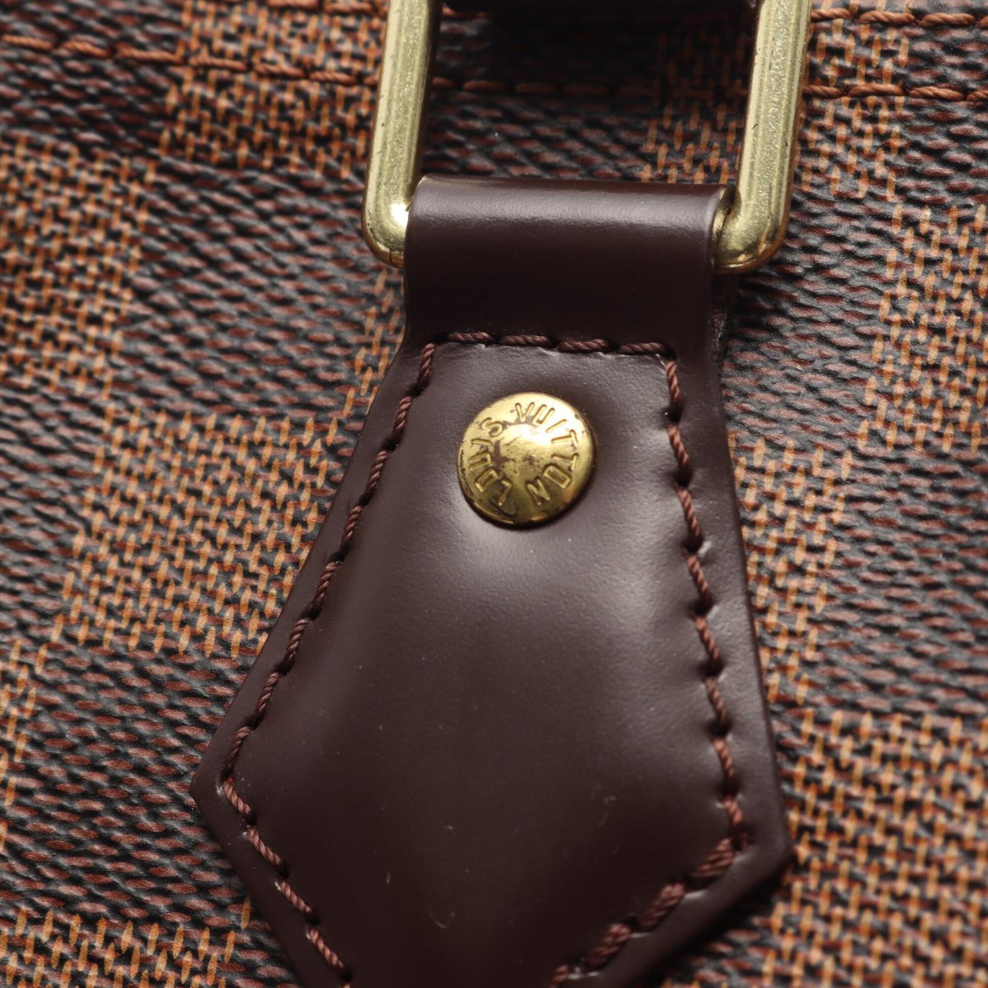 Louis Vuitton Brown Coated Canvas Pvc Leather Handbag (Pre-Owned)