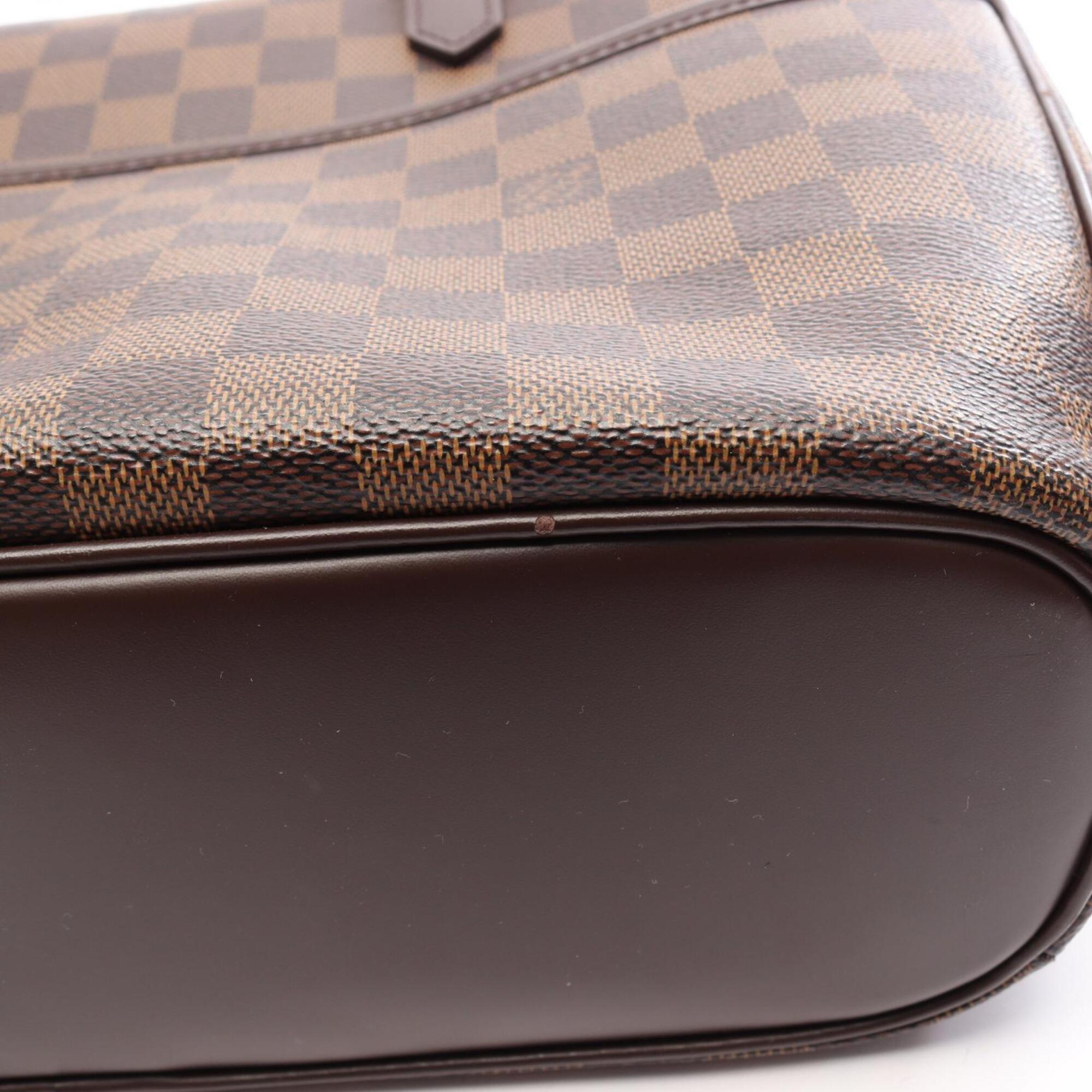 Louis Vuitton Brown Coated Canvas Pvc Leather Handbag (Pre-Owned)