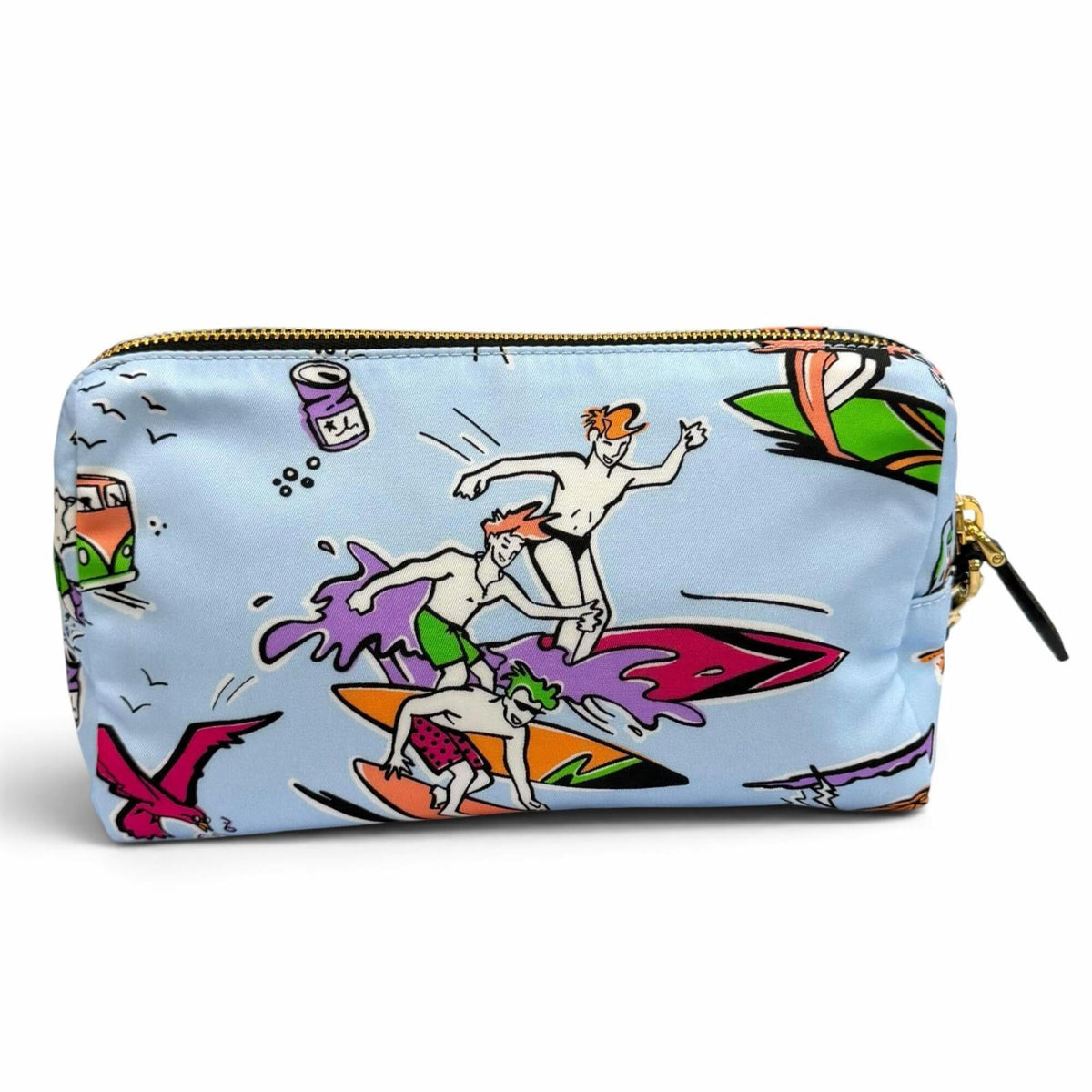 Prada Blue Nylon Pouch (Pre-Owned)