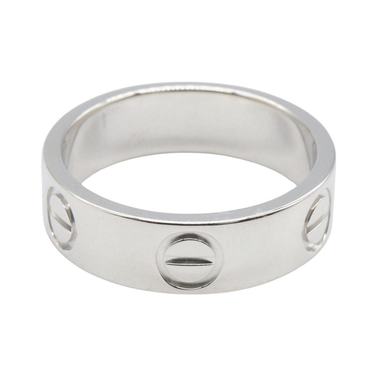 Cartier White Gold White Gold (18K) Band Ring (Pre-Owned)
