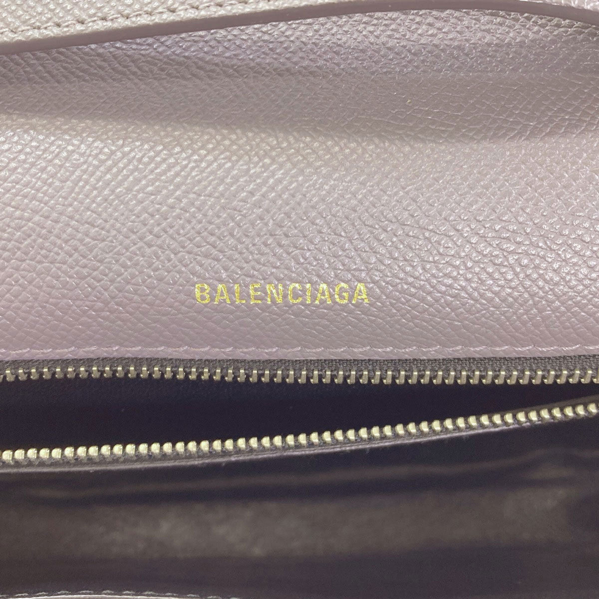 Balenciaga Gray Leather Shoulder Bag (Pre-Owned)