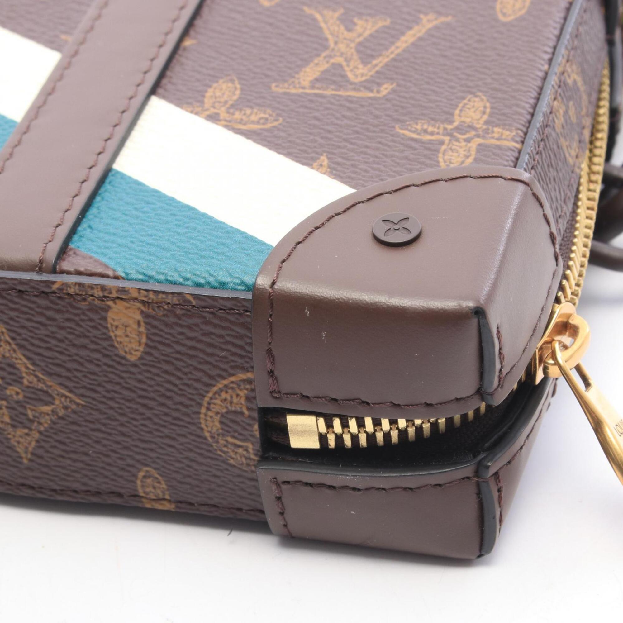 Louis Vuitton Brown Multi-Color Pvc Leather Handbag Shoulder Bag (Pre-Owned)