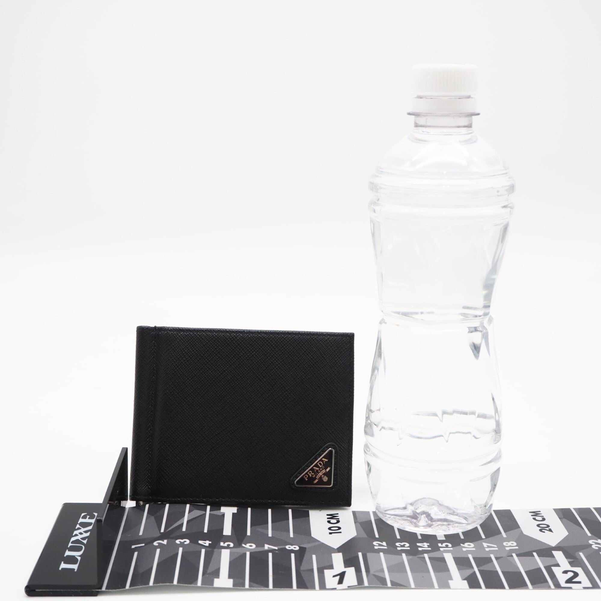Prada Saffiano Black Saffiano Money Clip (Pre-Owned)