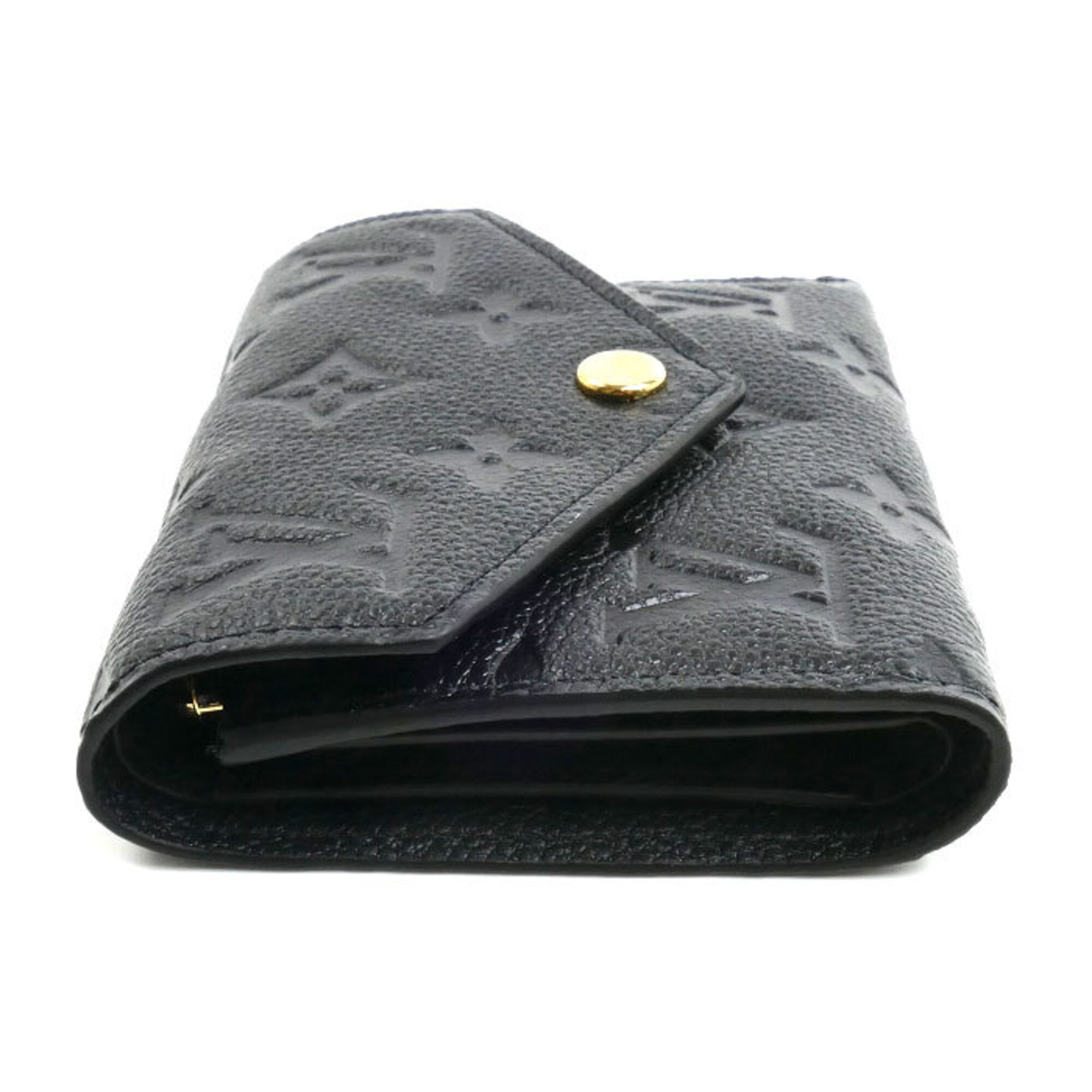 Louis Vuitton Noir Monogram Empreinte Wallet (Tri-Fold) (Pre-Owned)