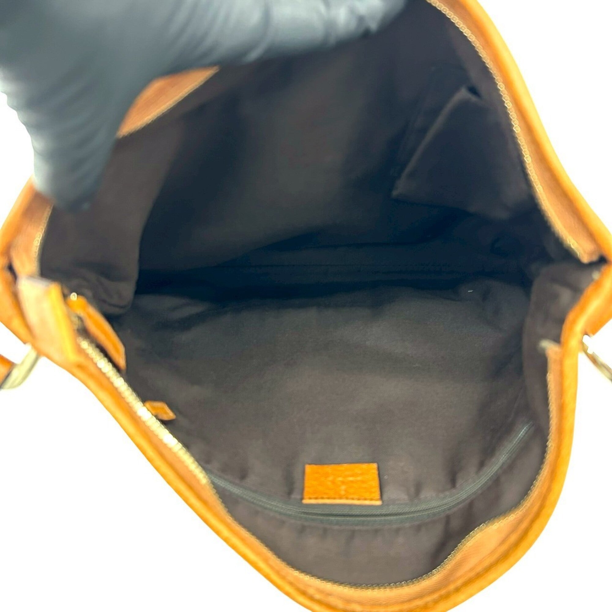 Gucci Brown Canvas Leather Shoulder Bag Tote Bag (Pre-Owned)