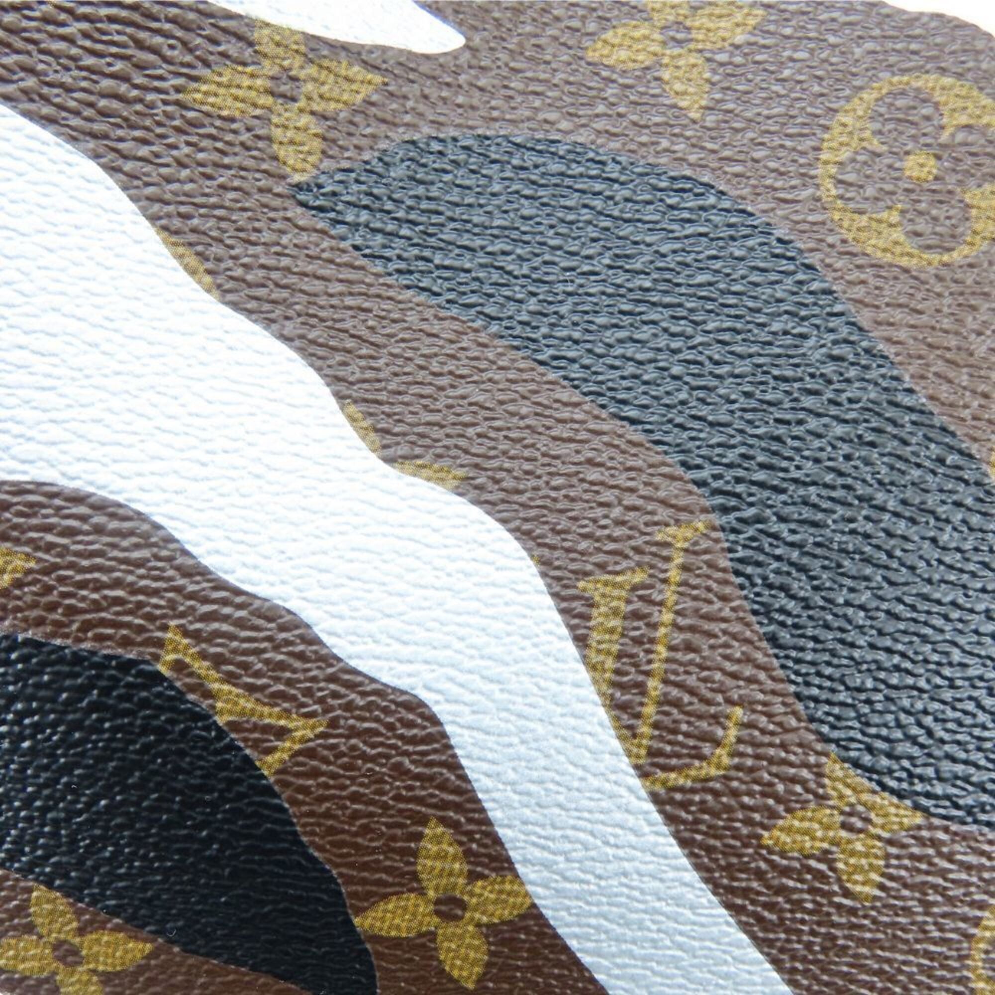 Louis Vuitton Black Brown Gold Silver Monogram Tote Bag (Pre-Owned)