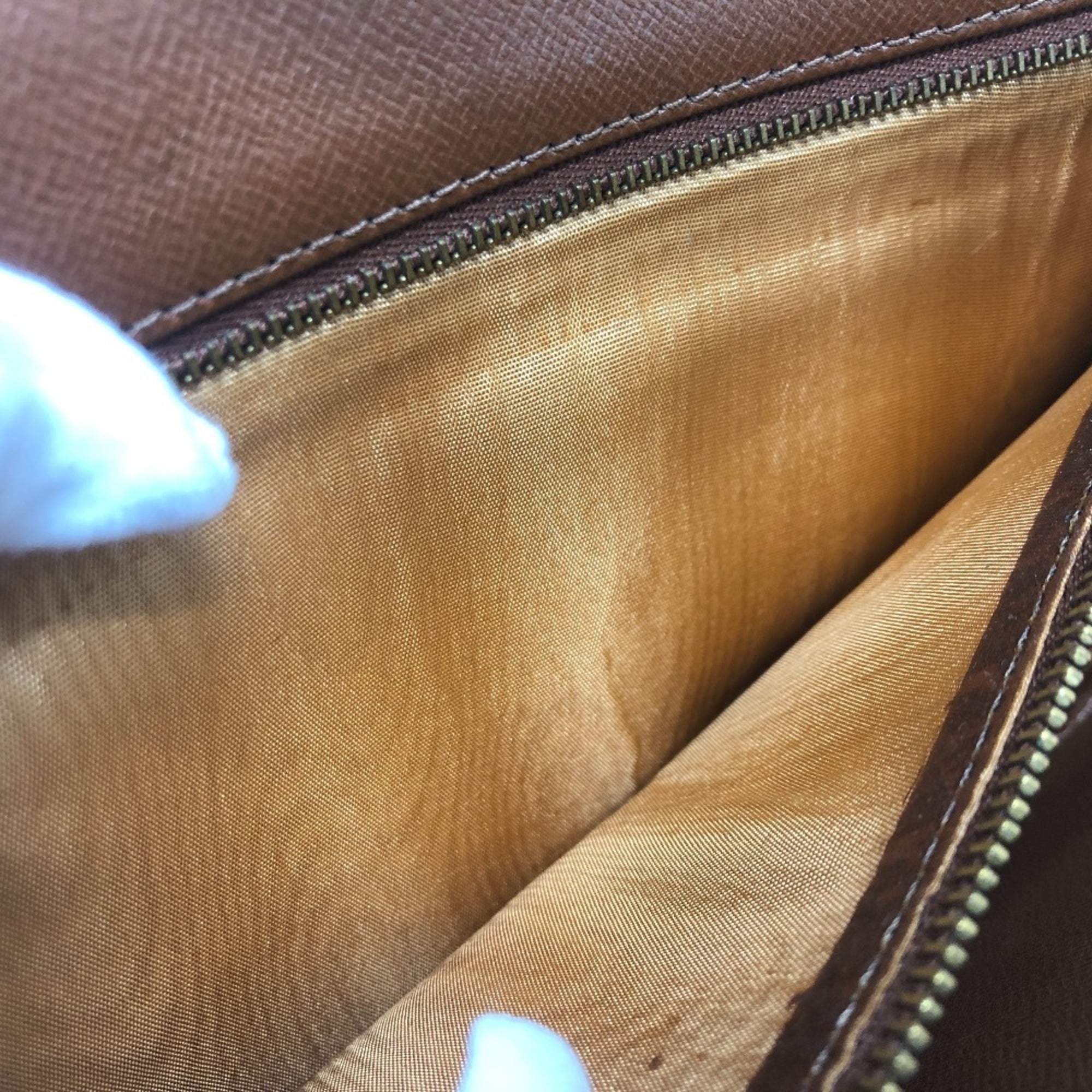 Louis Vuitton Brown Monogram Clutch Bag Pochette Pouch (Pre-Owned)
