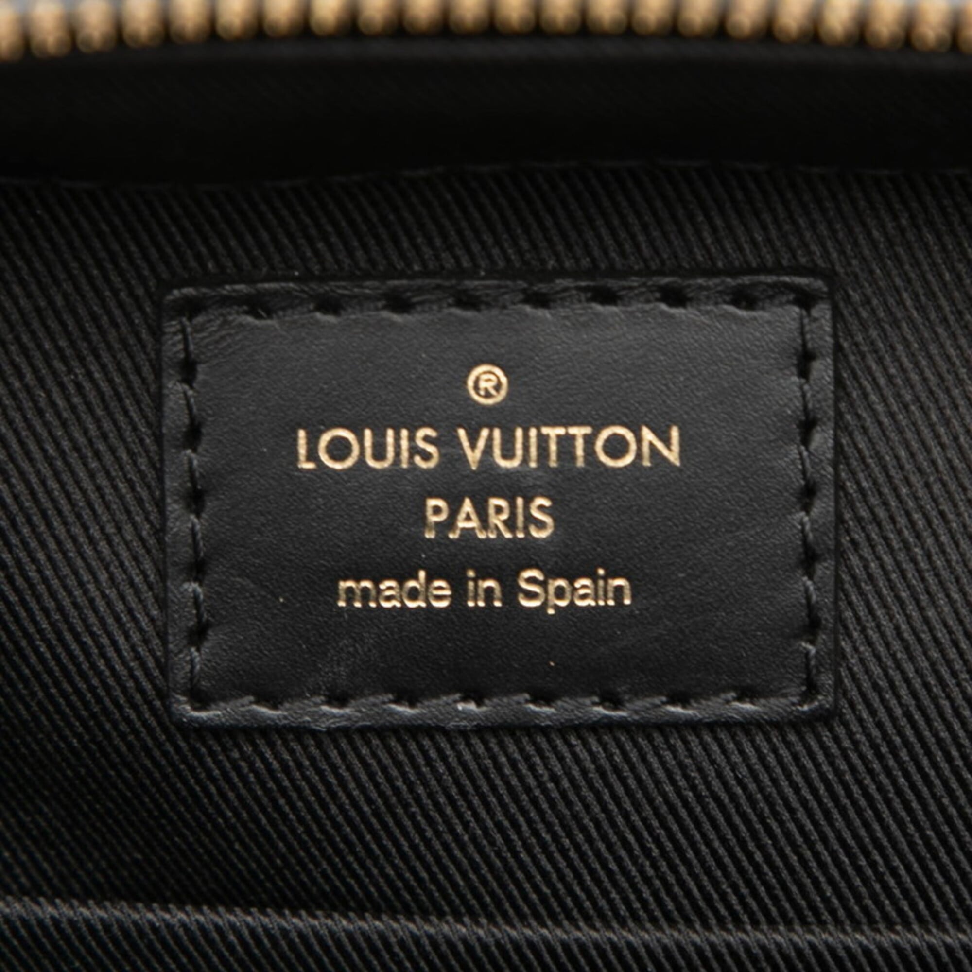 Louis Vuitton Monogram Black Brown Noir Pvc Leather Handbag Shoulder Bag (Pre-Owned)