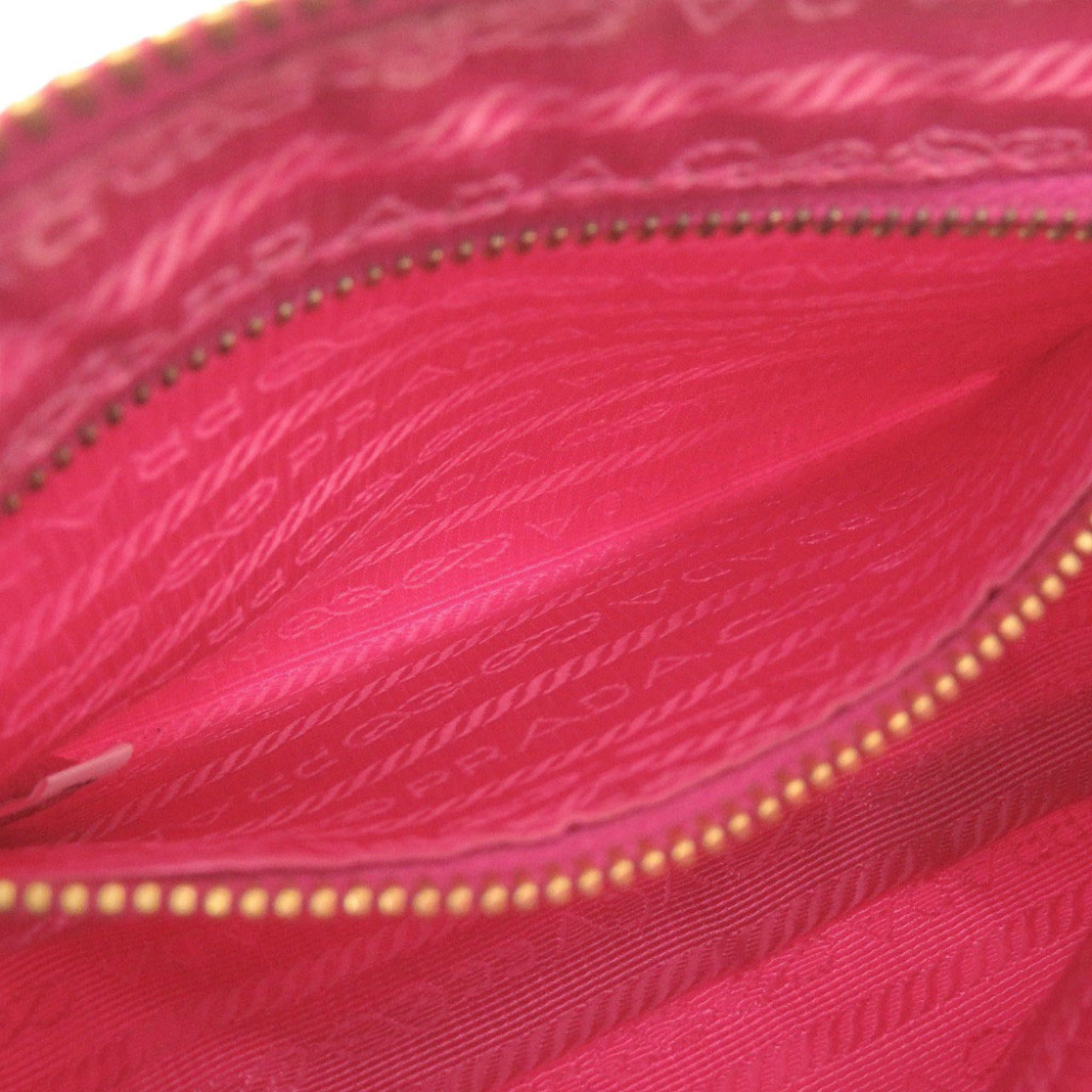 Prada Pink Nylon Pouch (Pre-Owned)