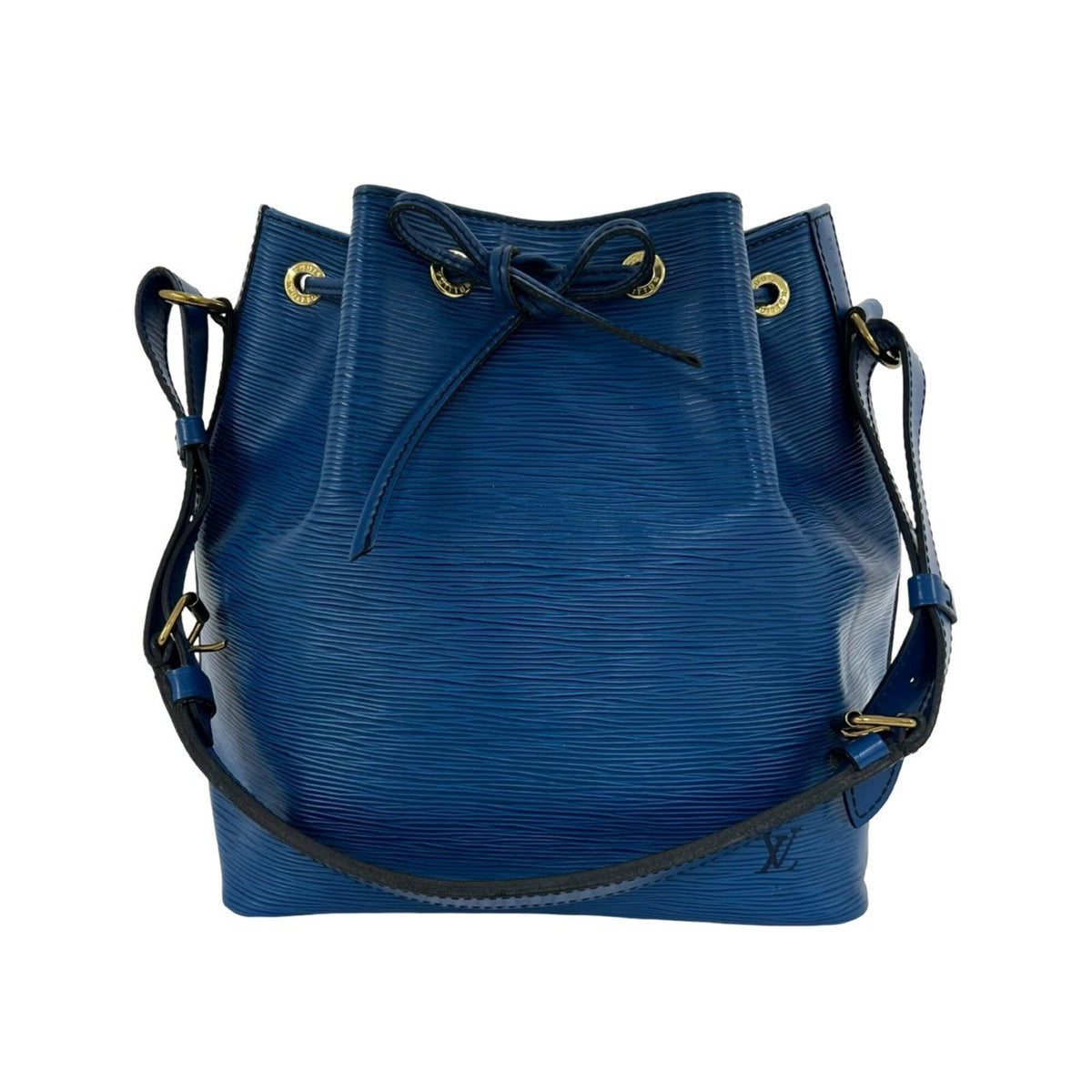 Louis Vuitton Blue Leather Shoulder Bag (Pre-Owned)