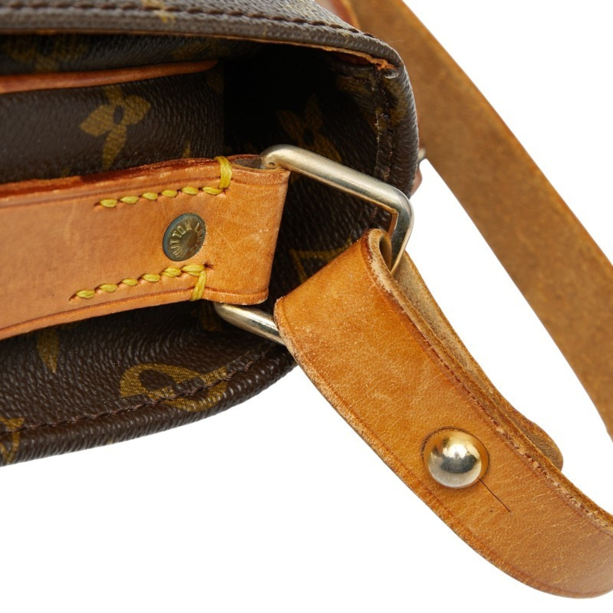 Louis Vuitton Brown Pvc Leather Shoulder Bag (Pre-Owned)