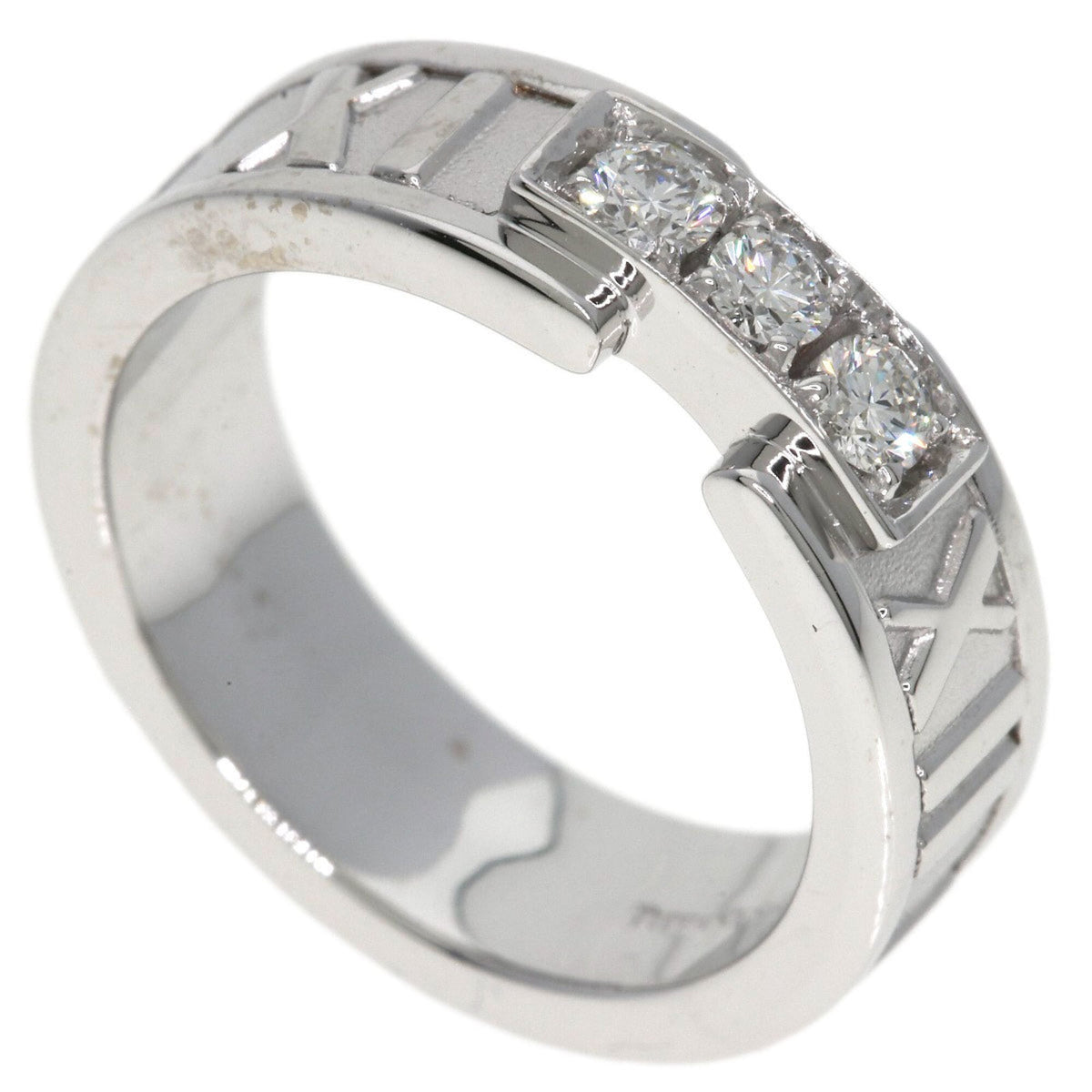 Tiffany White Gold (18K) Band Ring (Pre-Owned)