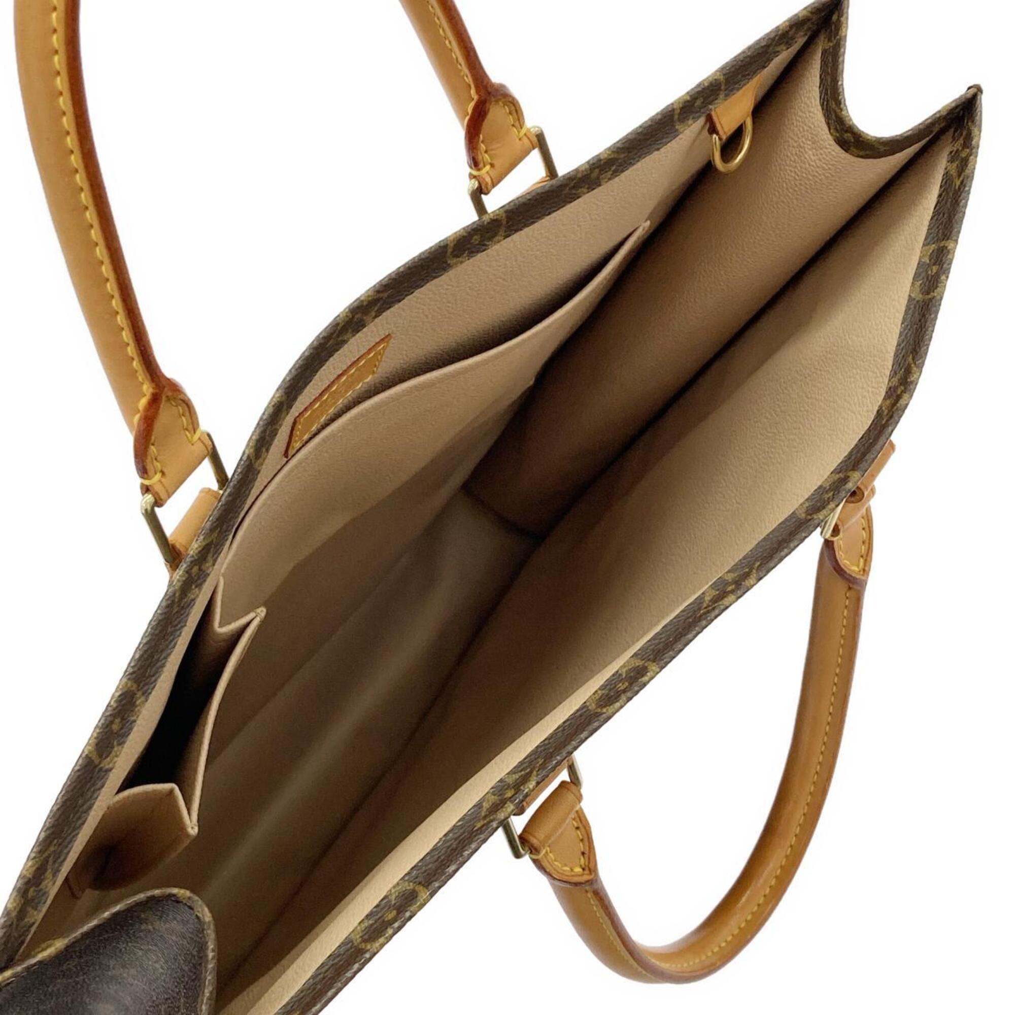 Louis Vuitton Marron Coated Canvas Handbag (Pre-Owned)