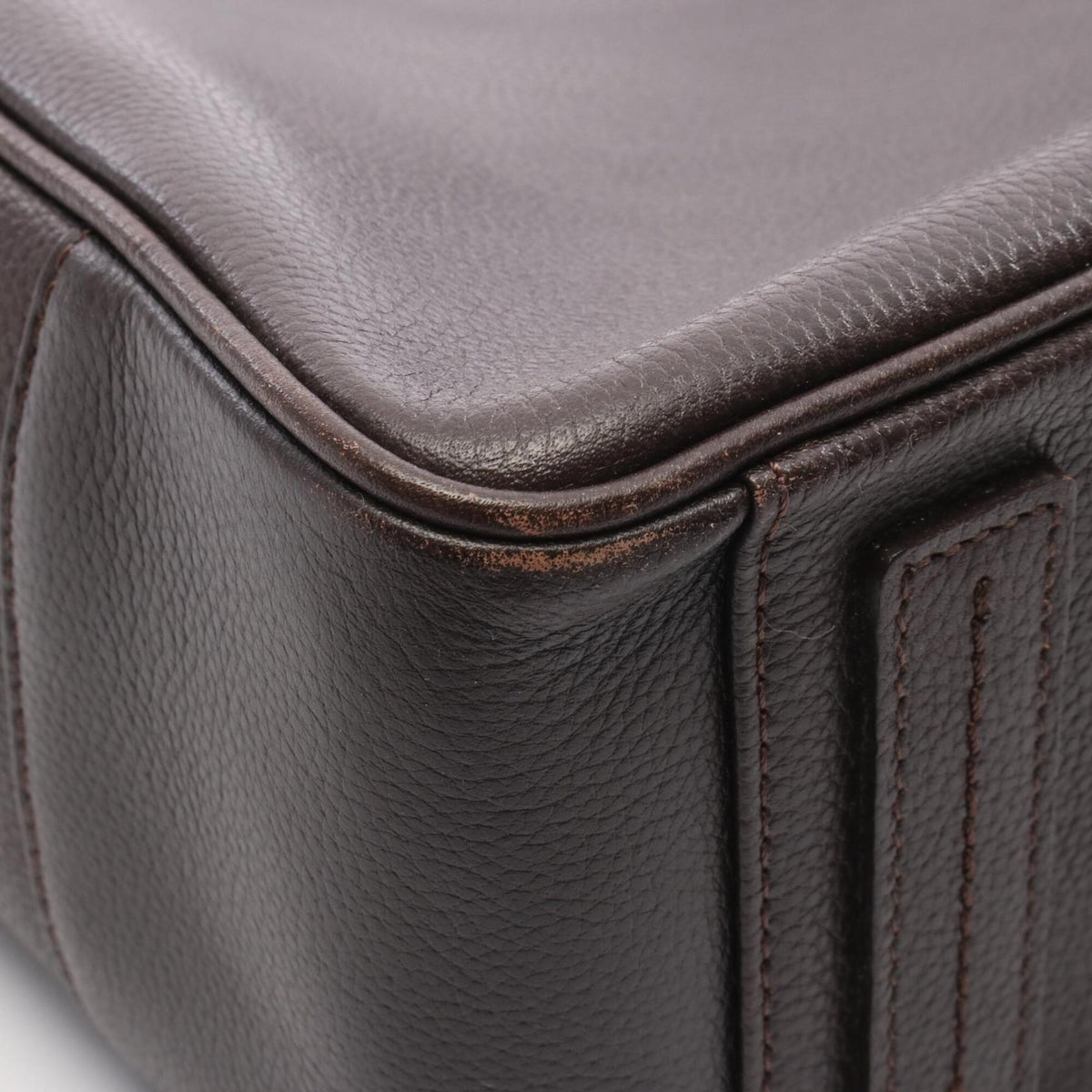 Burberry Brown Leather Handbag Tote Bag (Pre-Owned)
