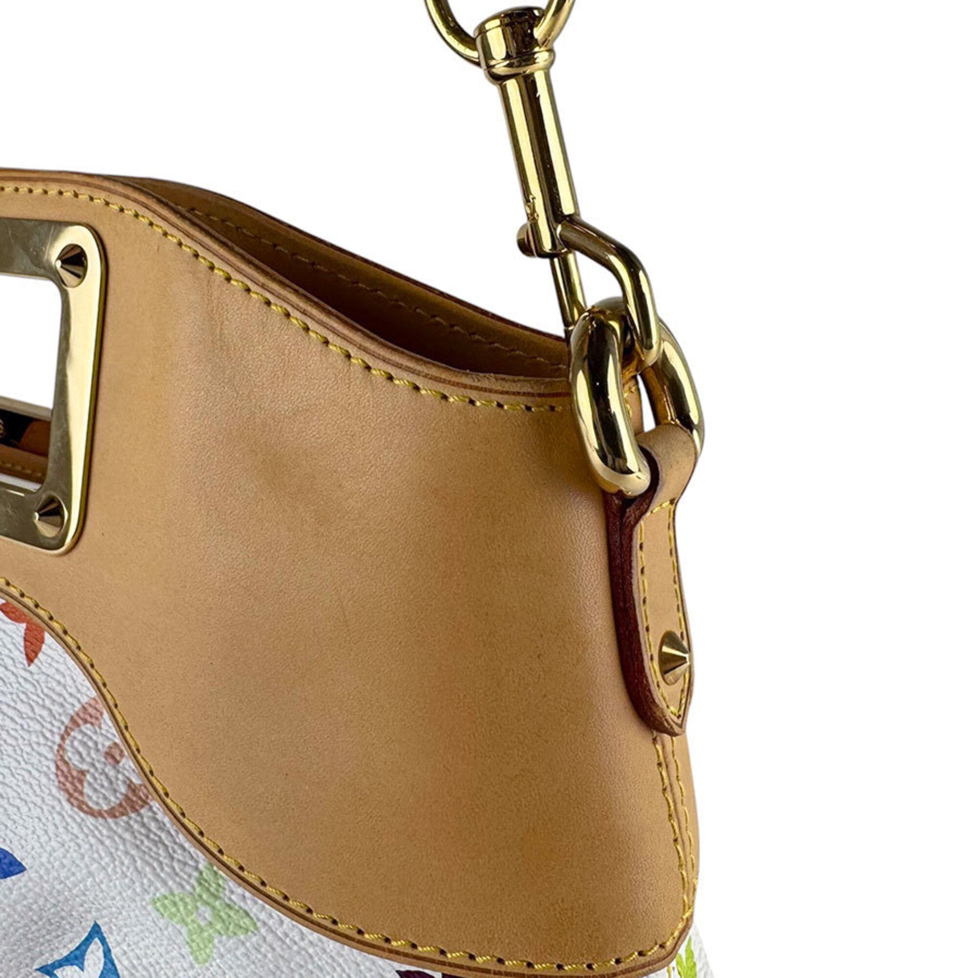 Louis Vuitton Blanc Multi-Color Monogram Multicolore Handbag Shoulder Bag (Pre-Owned)